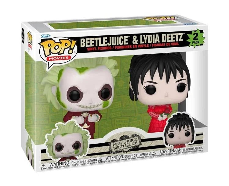 Pop! Movies: Beetlejuice Beetlejuice - Beetlejuice & Lydia Deetz Two-Pack、mySite、hgirdovlk