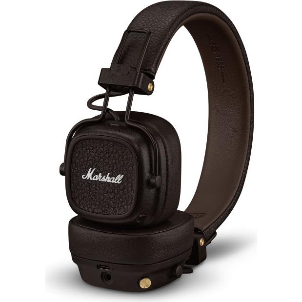 Marshall MAJOR V Wireless On-Ear Bluetooth Headphones (Brown)、mySite、camillekostekn