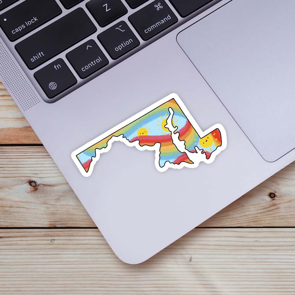 Maryland Rainbow Fun Sticker、mySite、elrpsem3k