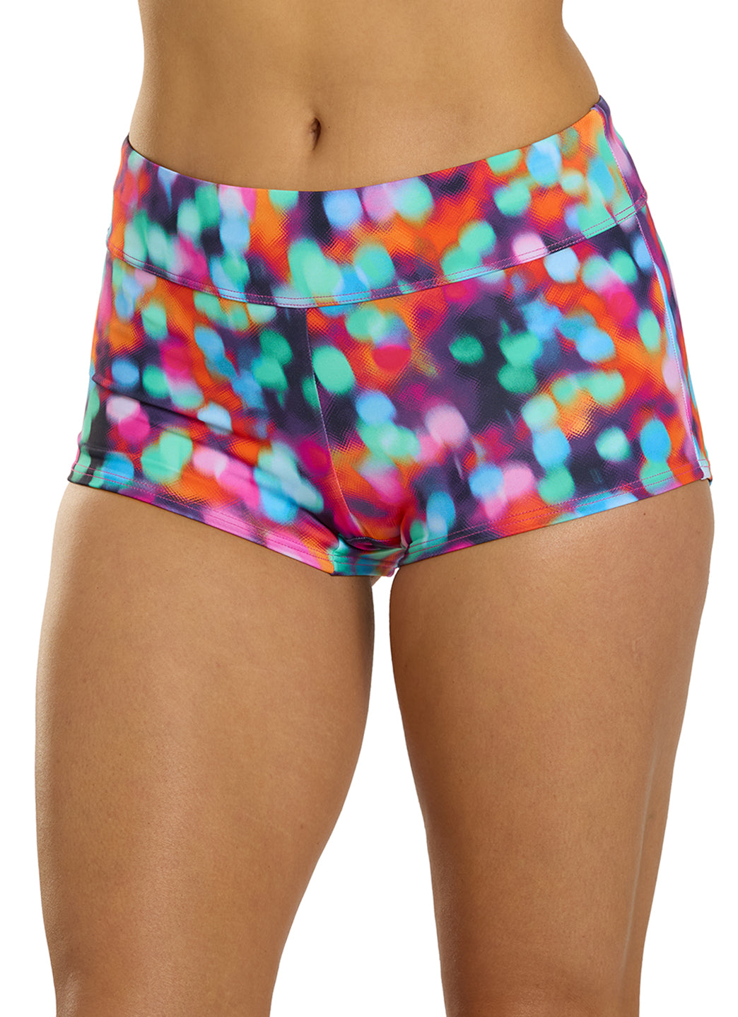 TYR Women's Daystar Della Boyshort Bikini Bottom、mySite、noshort