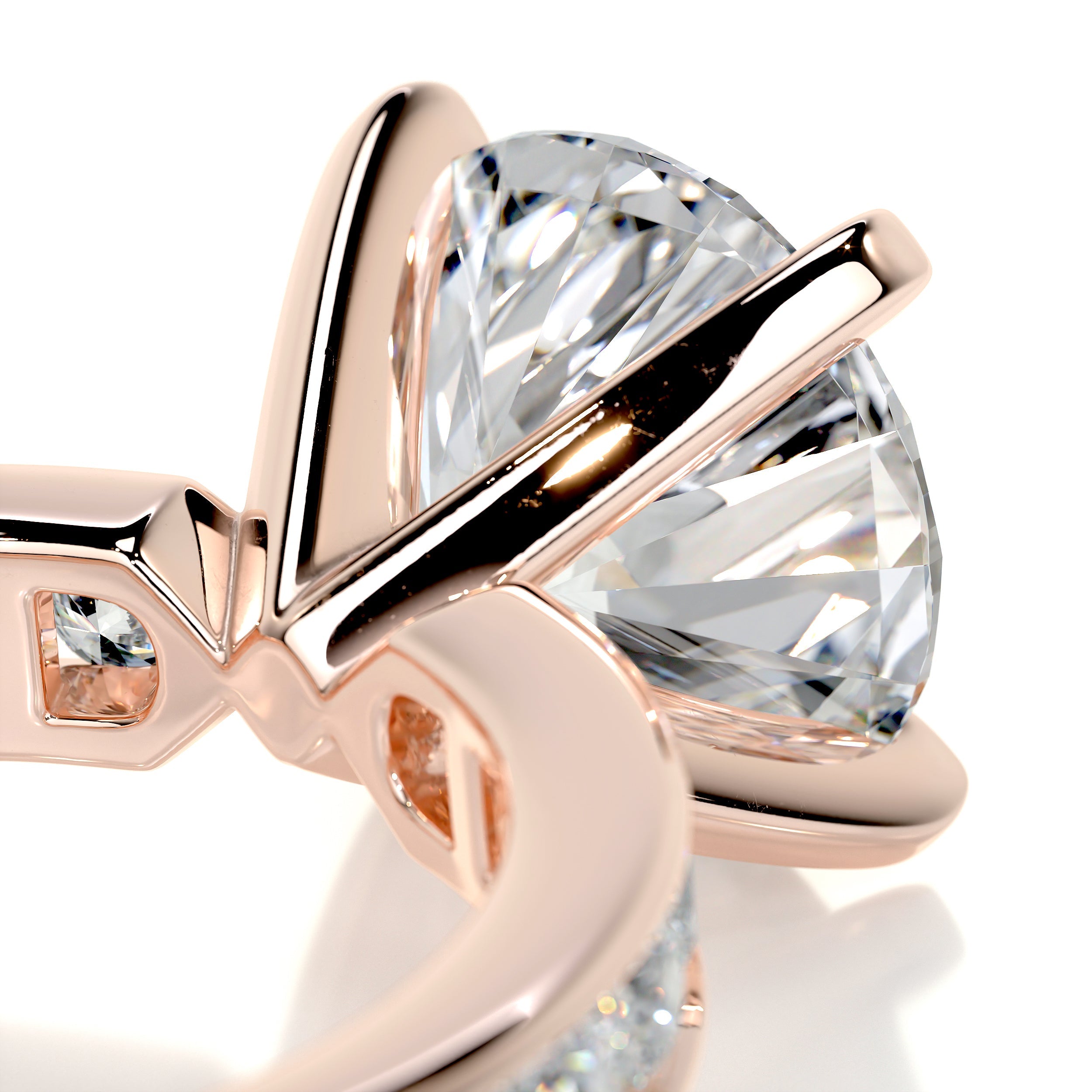 Giselle Diamond Engagement Ring - 14K Rose Gold、mySite、hinf8tx79