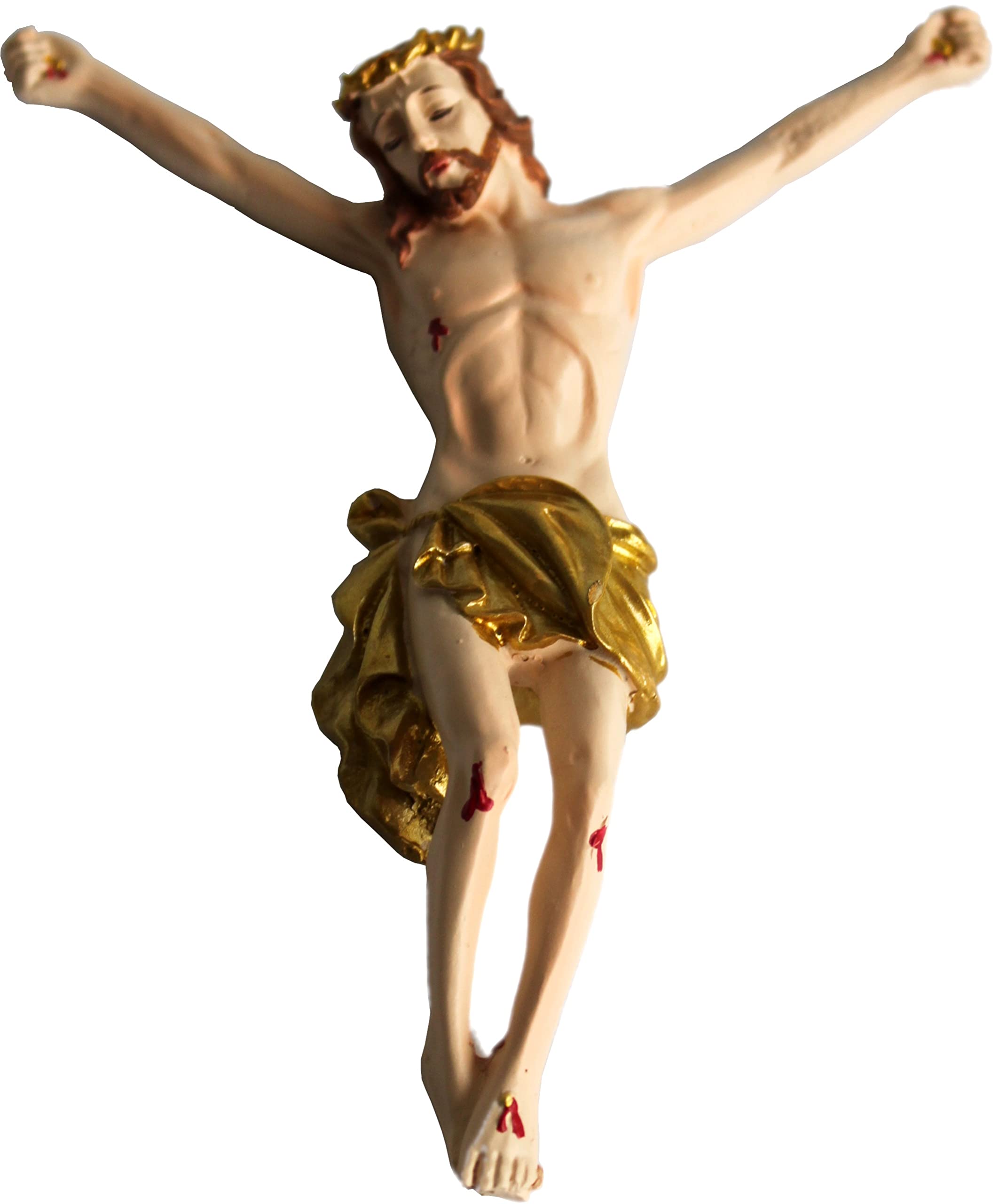  Holy Land Market Beautiful piece of art Wall Crucifix or Corpus of our Lord - 5.25 Inches ( ready for hanging )、mySite、elrpsem3k