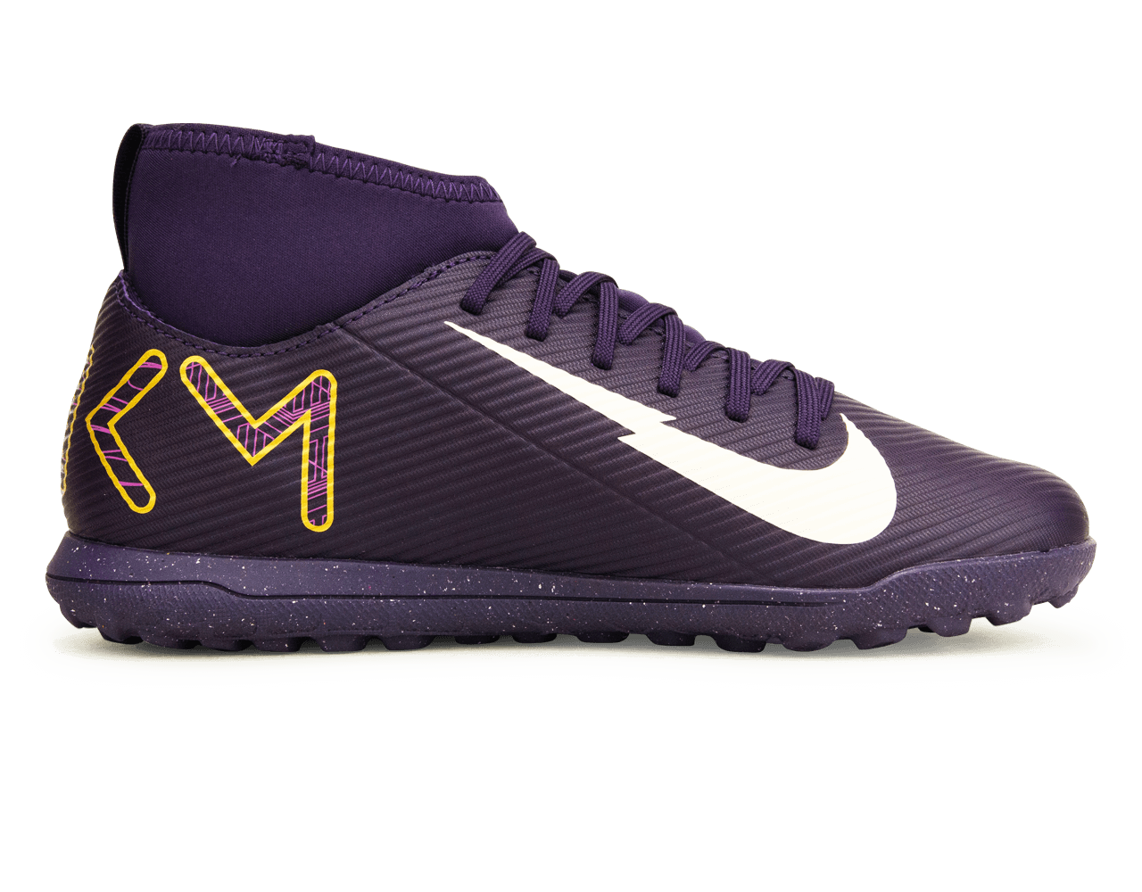 Nike Kids Zoom Mercurial Superfly 10 Club KM TF Grand Purple/Pale Ivory、mySite、noshort