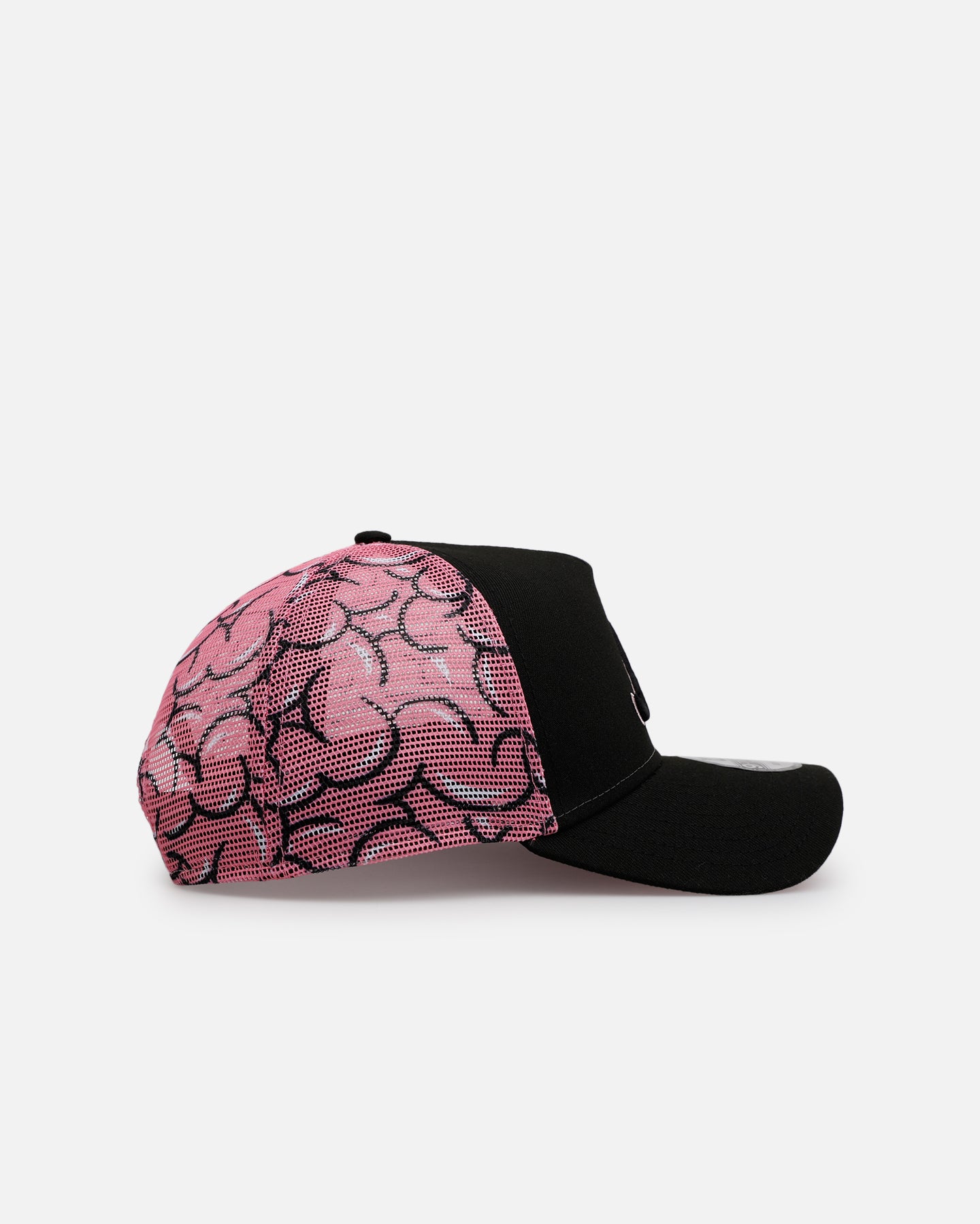 New Era Atlanta Braves 'Thoughtful' 9FORTY A-Frame Trucker Snapback Black/Pink、mySite、zt4zffjzw