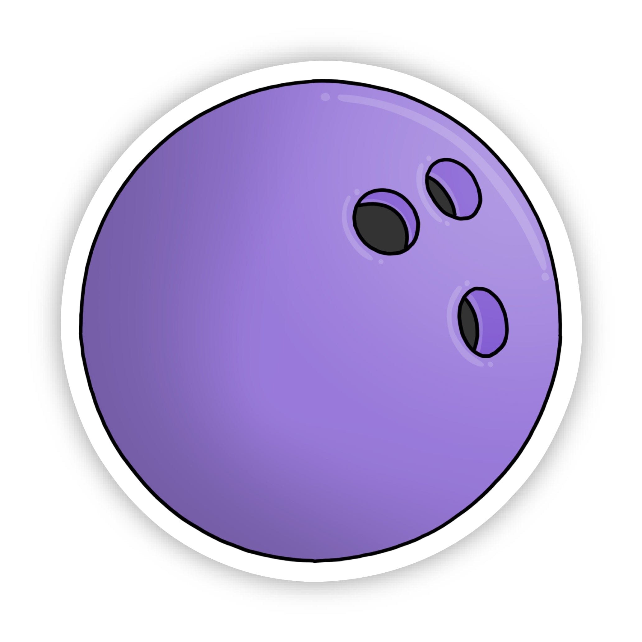  Purple Bowling Ball Sticker、mySite、elrpsem3k