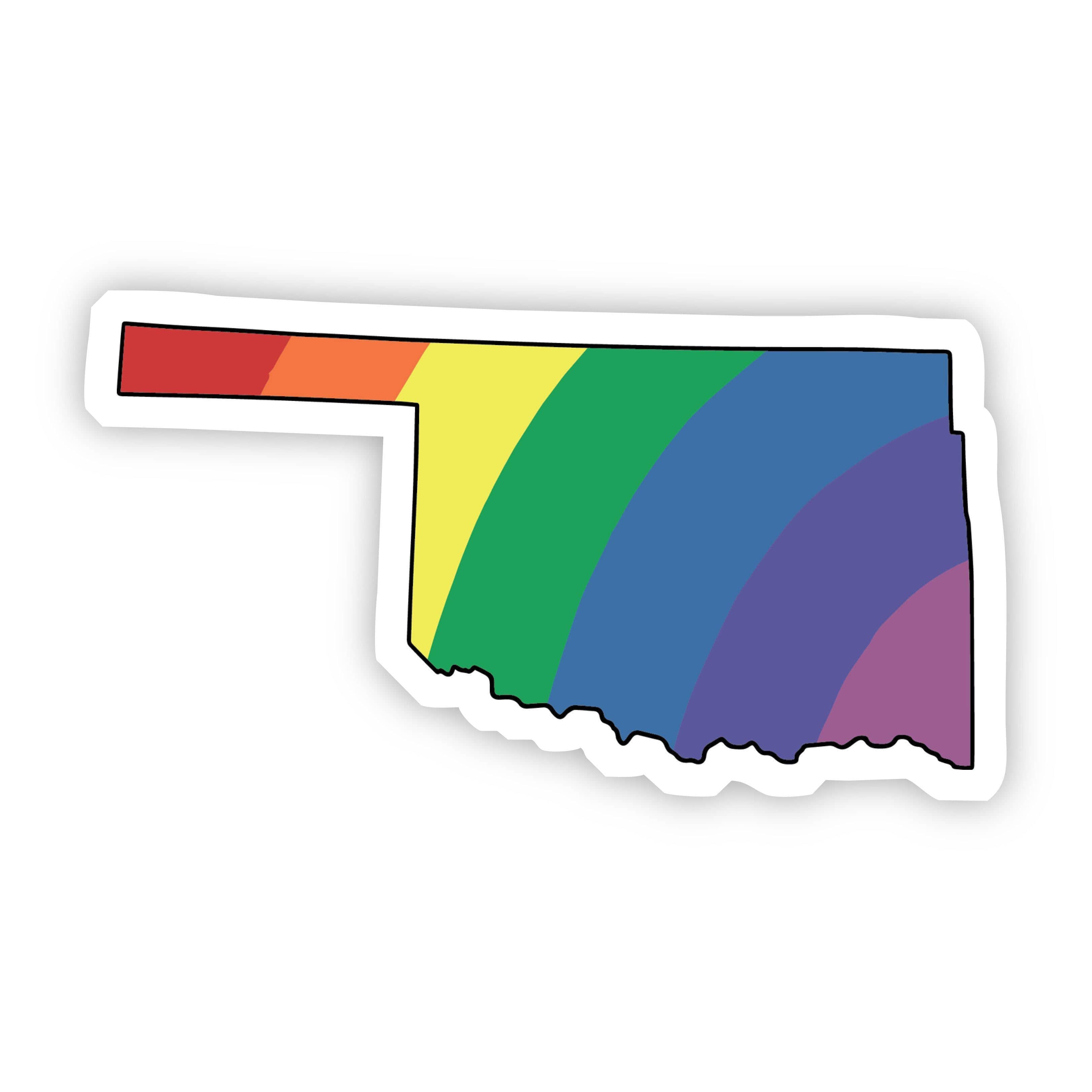  Oklahoma Rainbow Sticker、mySite、elrpsem3k
