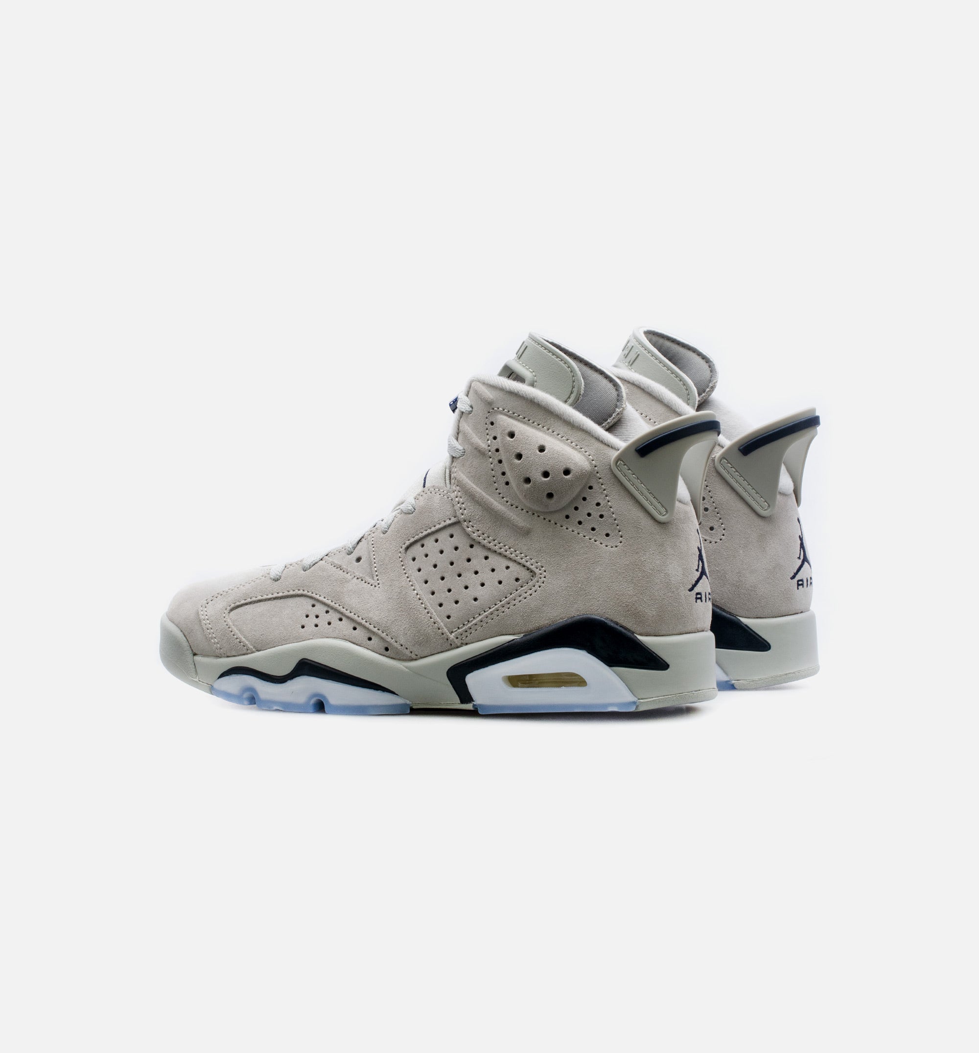 Air Jordan 6 Retro Georgetown Mens Lifestyle Shoe - Grey/Navy Blue Free Shipping、mySite、dreamappss