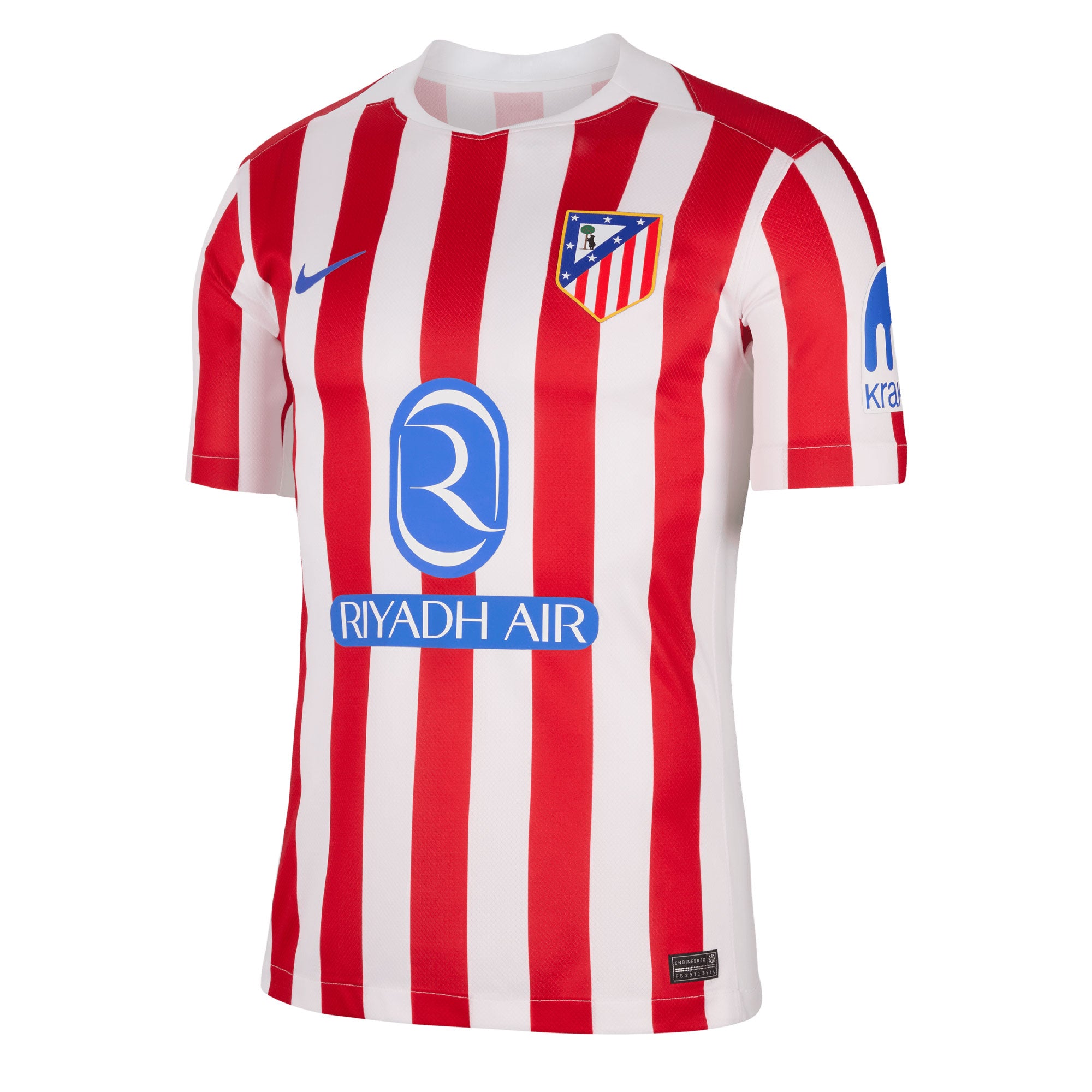 Nike Men's Atletico Madrid 2025/26 Home Jersey Red/White、mySite、noshort