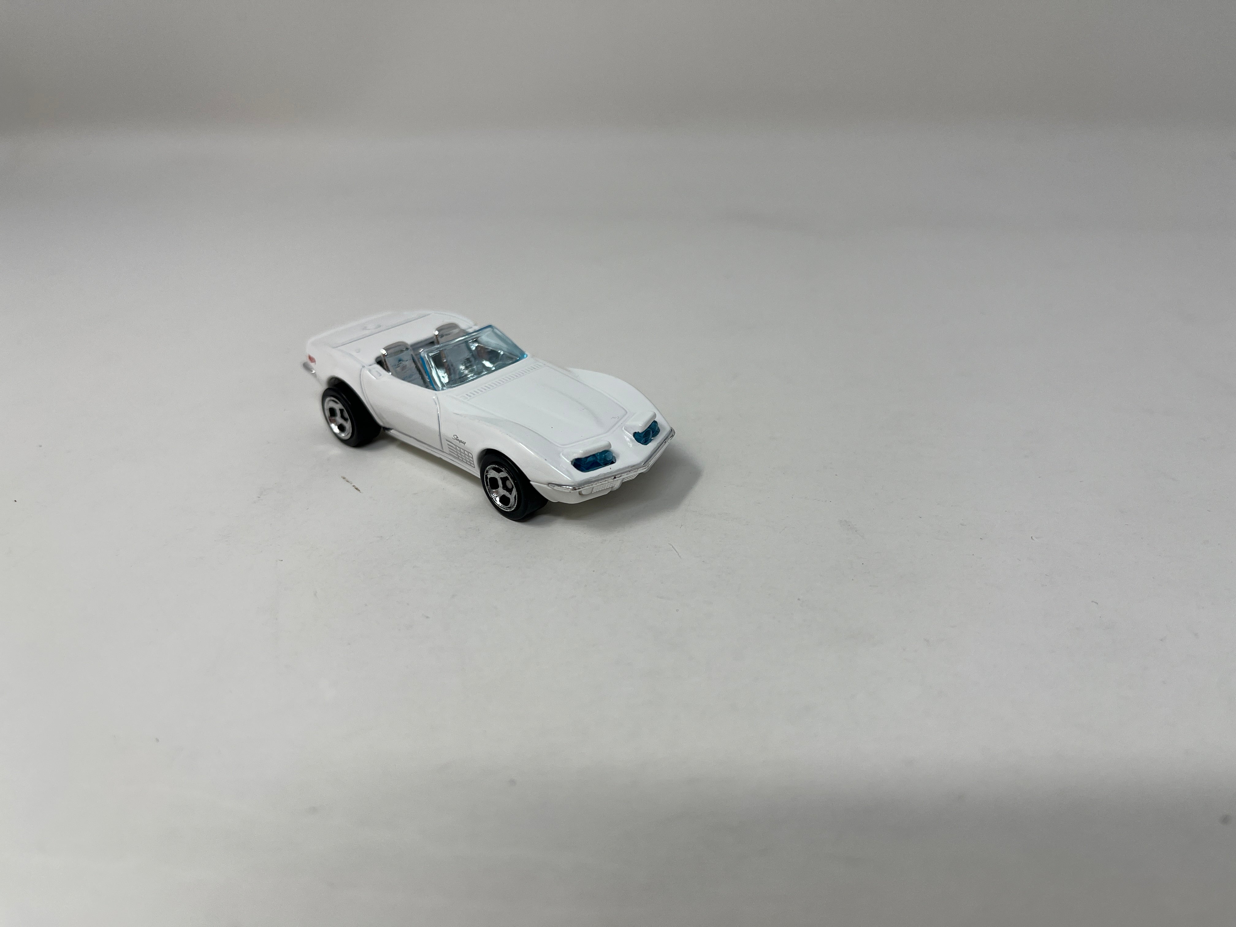 1972 Stingray Corvette Convertible * WHITE * Hot Wheels 1:64 scale Loose diecast、mySite、hgirdovlk
