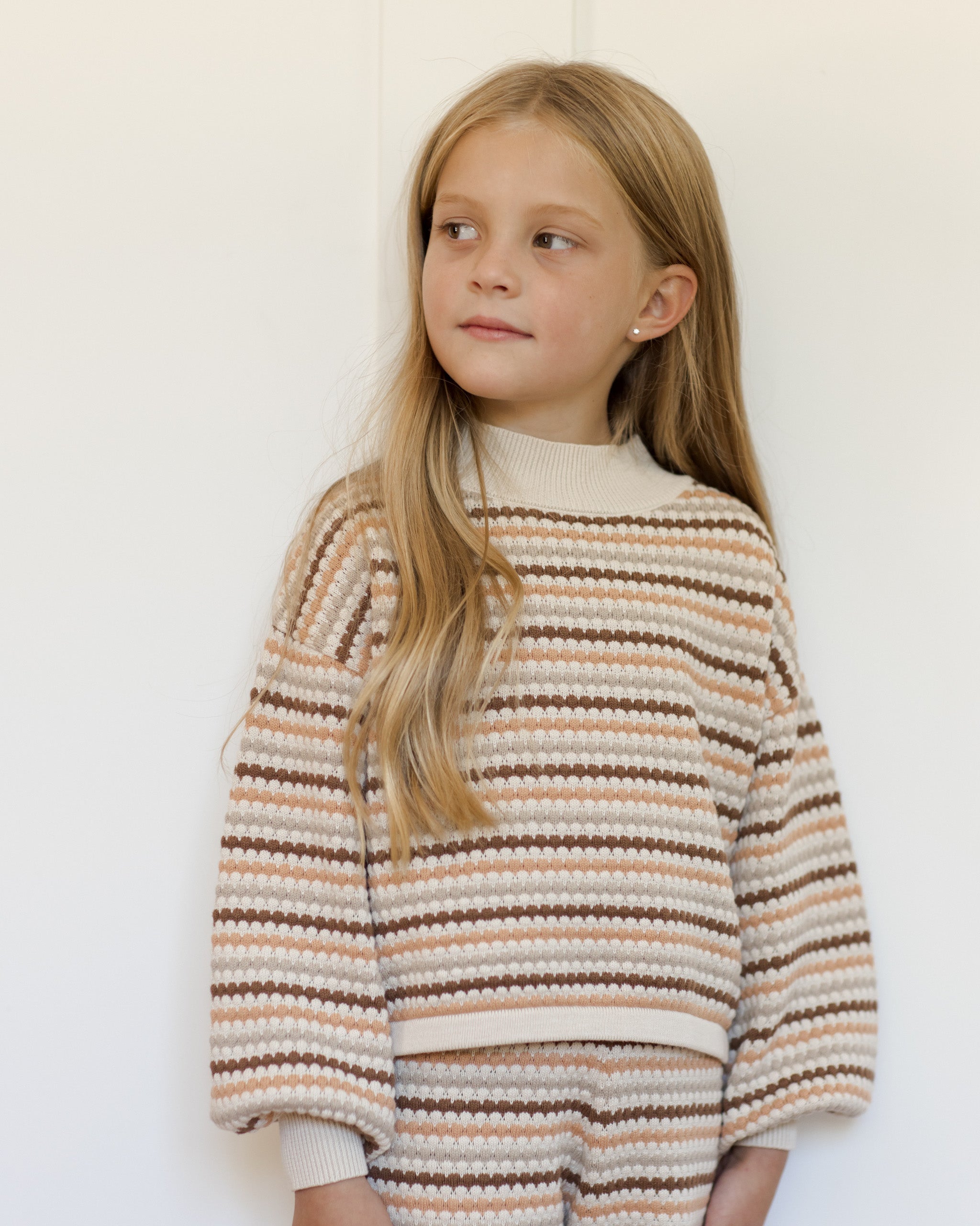  Boxy Crop Sweater || Honeycomb Stripe、mySite、layawaytickets