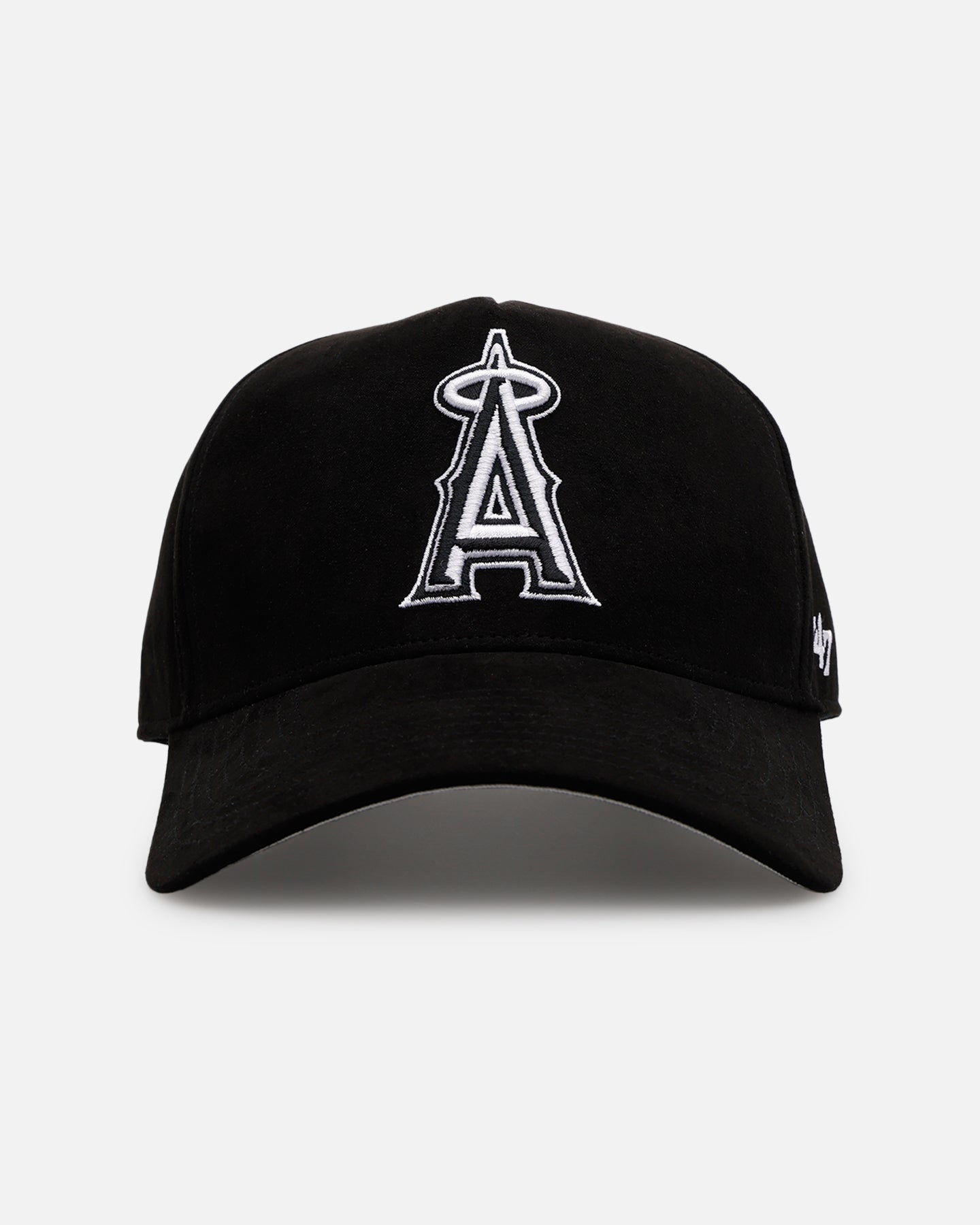 47 Brand Los Angeles Angels 'Ultrasuede' 47 MVP Strapback Black/White、mySite、zt4zffjzw