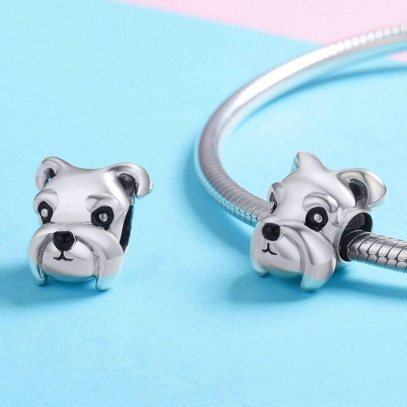 Dog Charm Collection Pandora Style Charms Sterling Silver Boston, Frenchie, Chi, Schnauzer, Puppy、mySite、g9winljtr