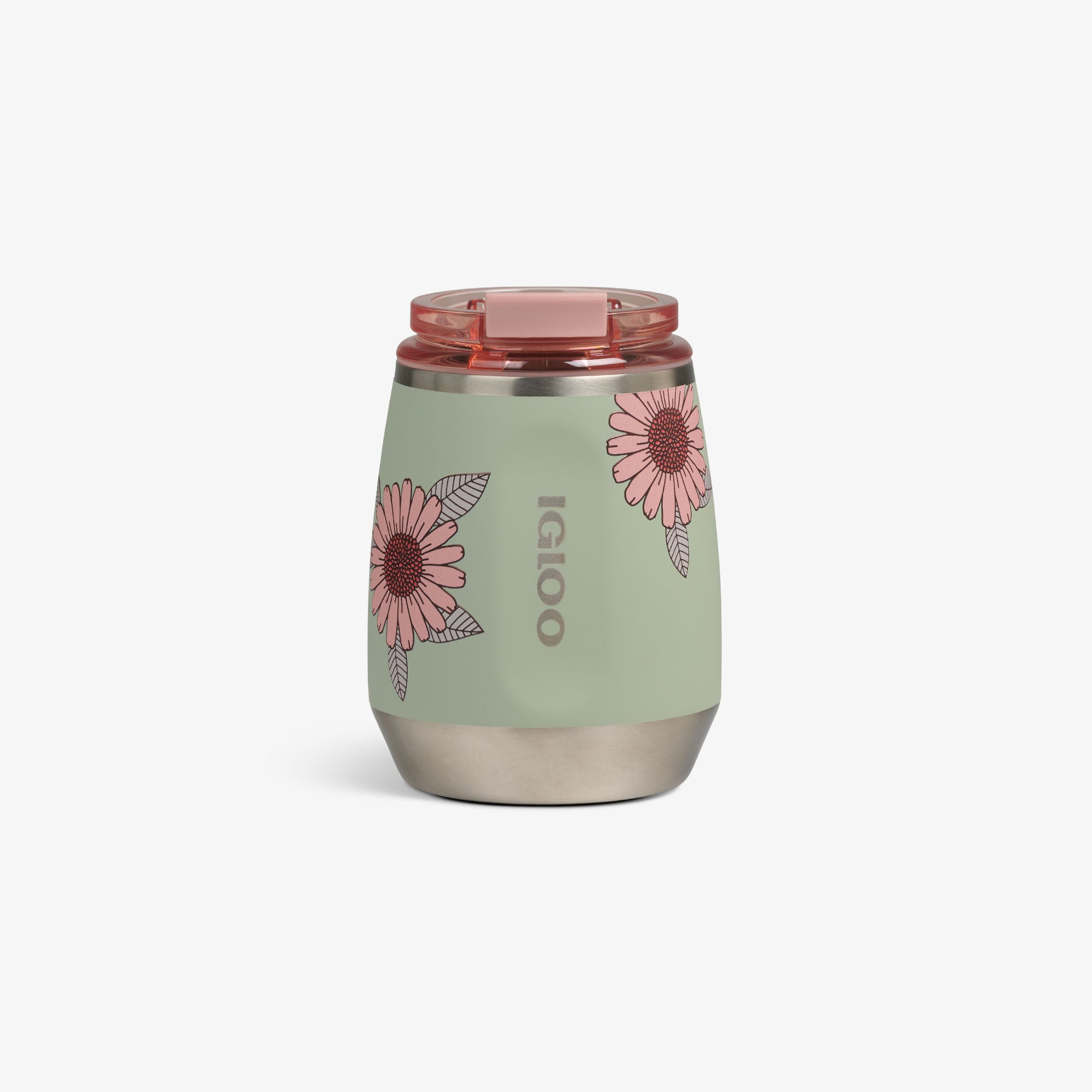 Floral 10 Oz Wine Tumbler、mySite、noshort