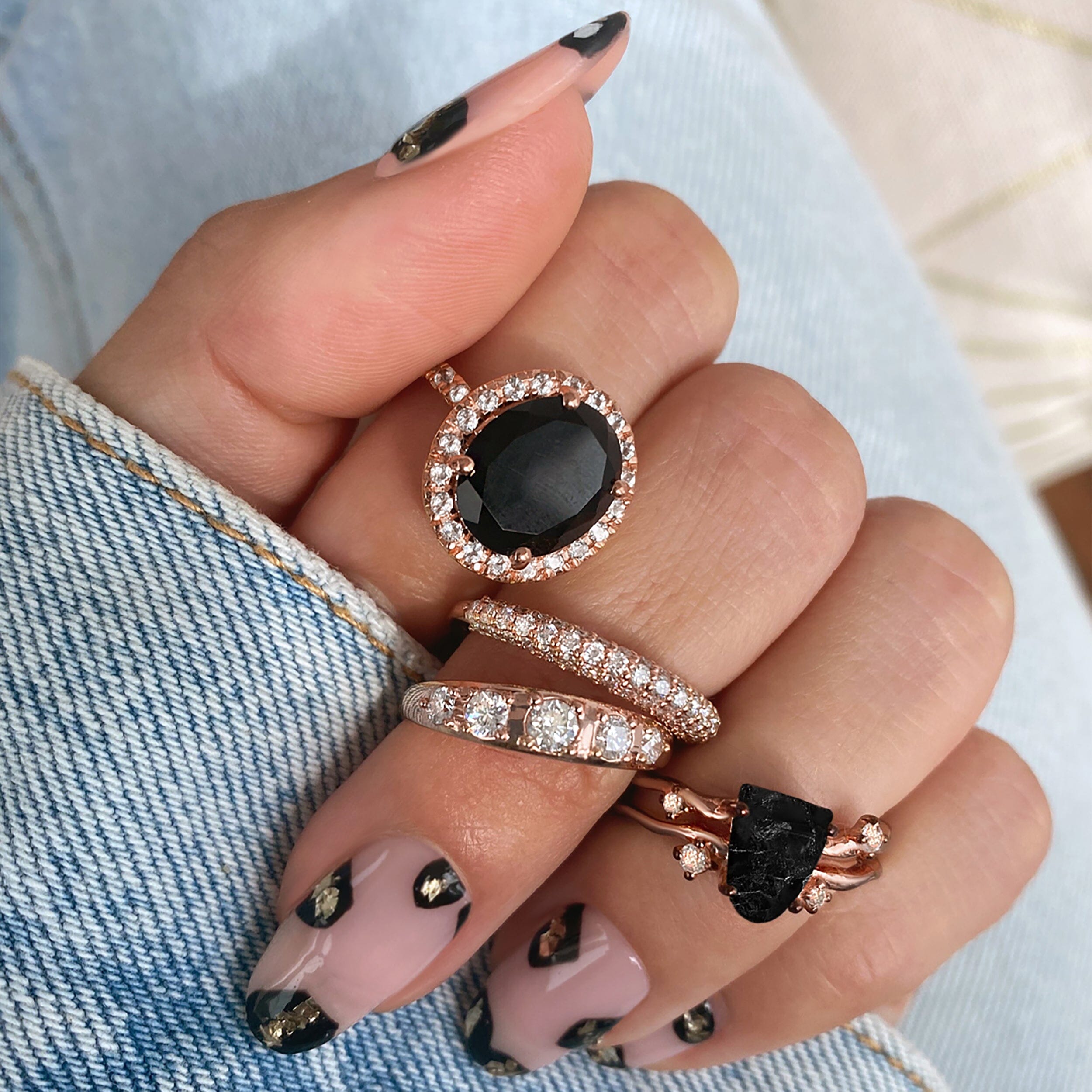 Black Obsidian Ring - Queen Lana、mySite、hinf8tx79