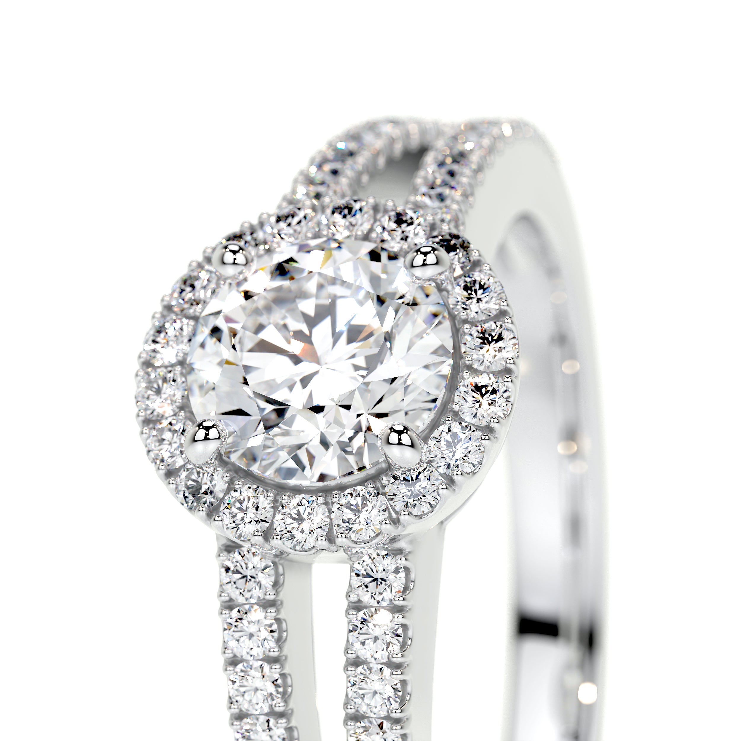 Ruby Lab Grown Diamond Ring -18K White Gold、mySite、hinf8tx79