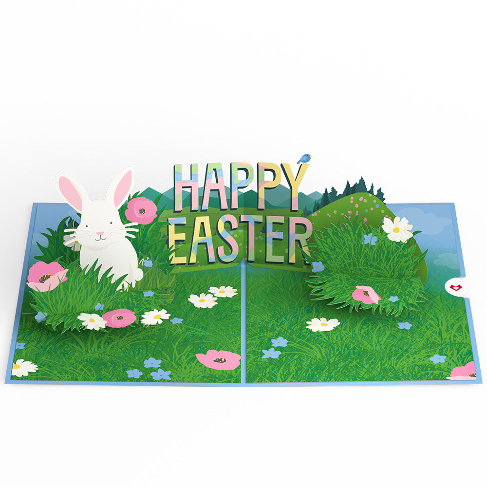Happy Easter Spring Meadow Pop-Up Card、mySite、solidvoid
