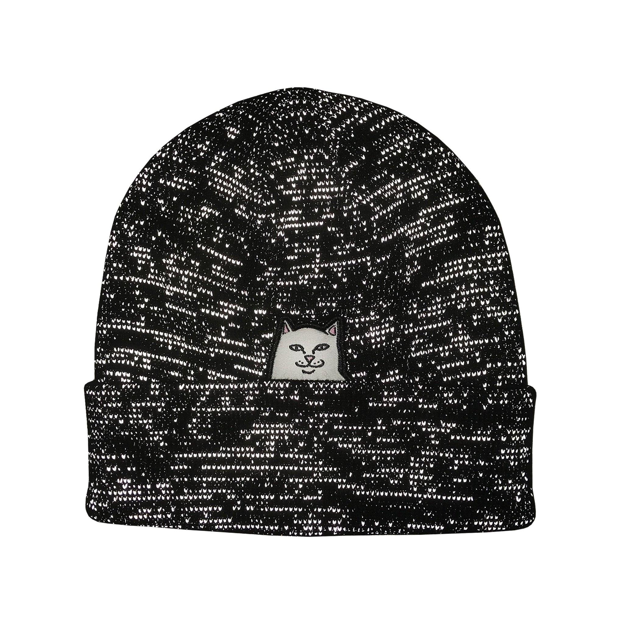  Lord Nermal Ribbed Beanie (Black Reflective Yarn)、mySite、merchandisen