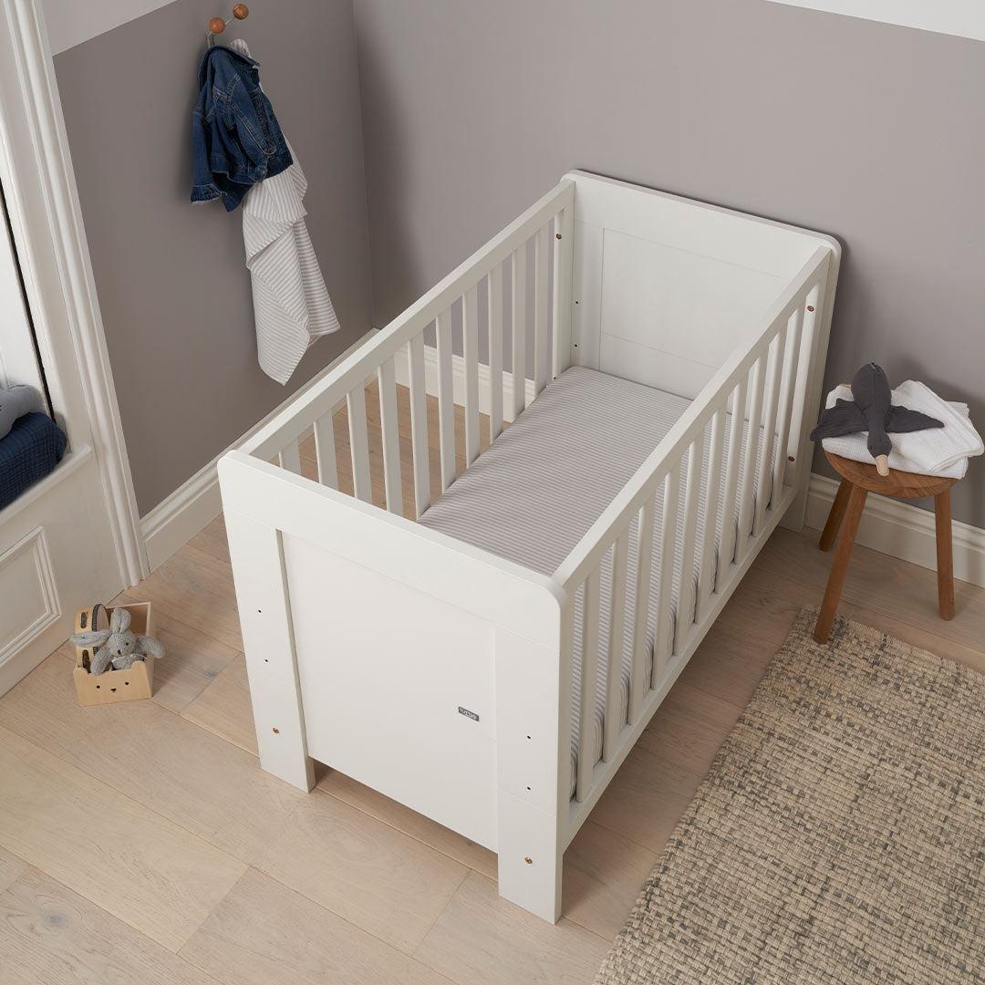  Tutti Bambini Essentials Alba Mini Cot Bed - White、mySite、merchandisen