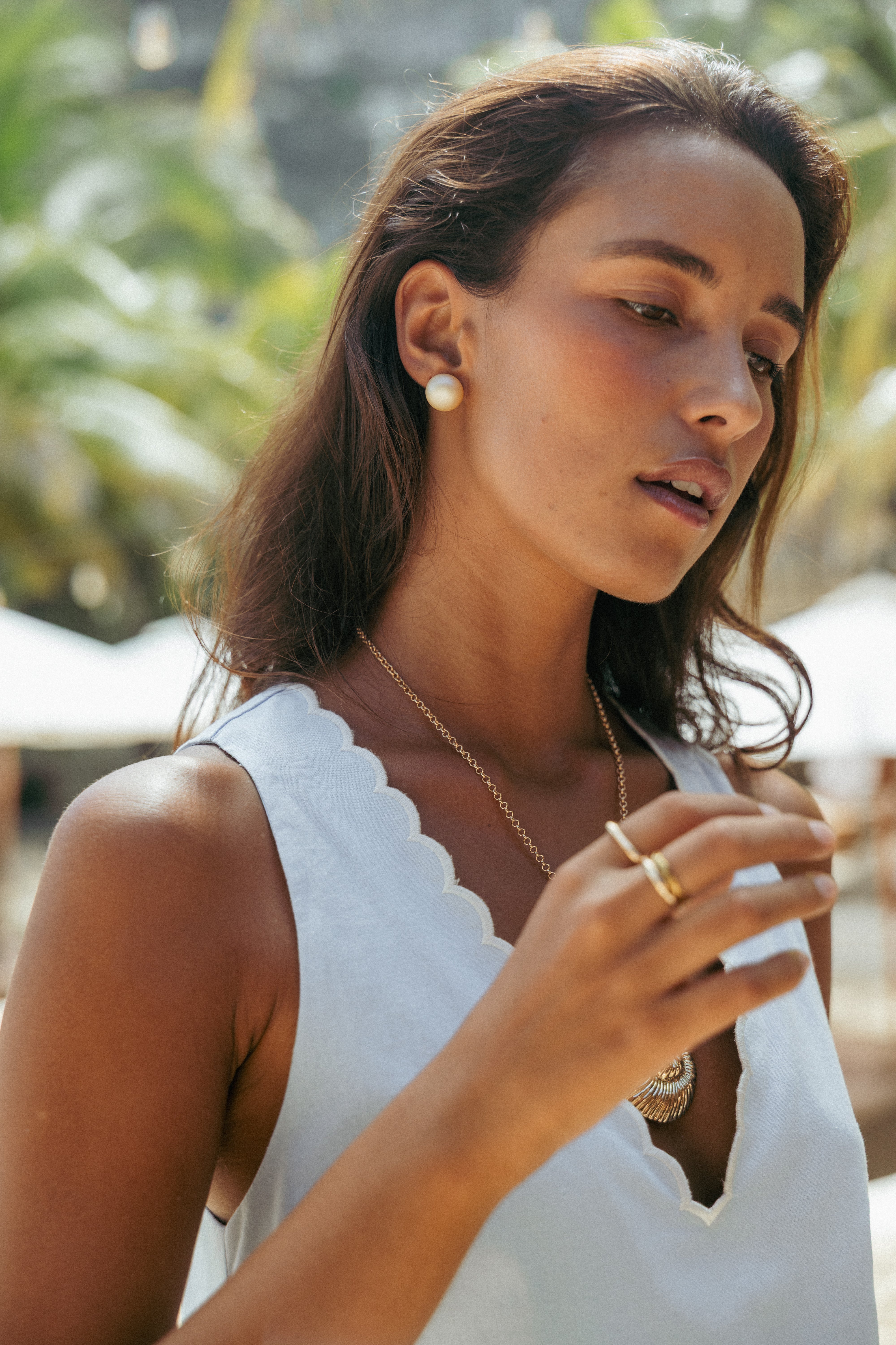  Adalee Stud Earrings - Pearl、mySite、sugarbowlscore