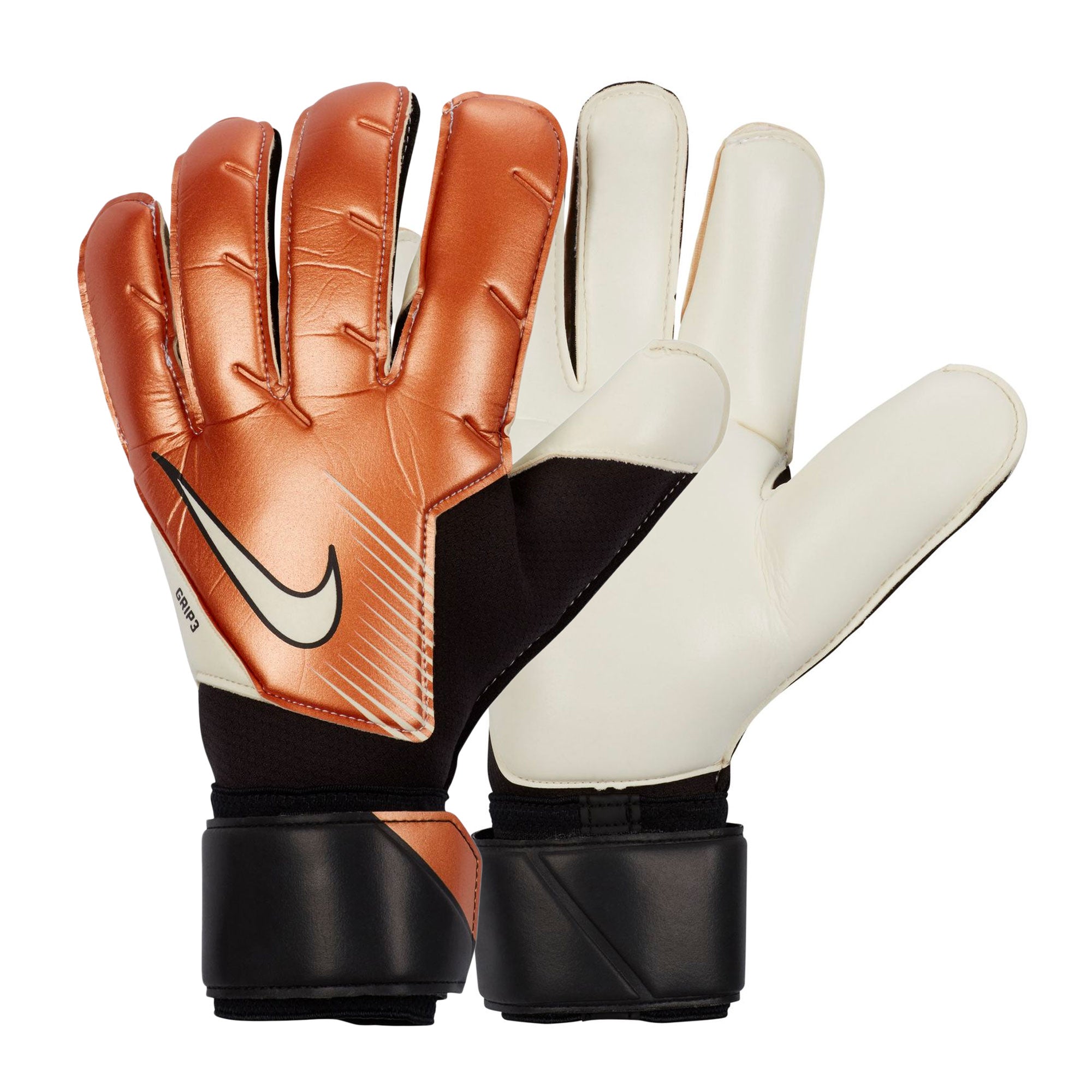 Nike Men's Grip 3 Goalkeeper Gloves Metallic Copper/White、mySite、bottomscart