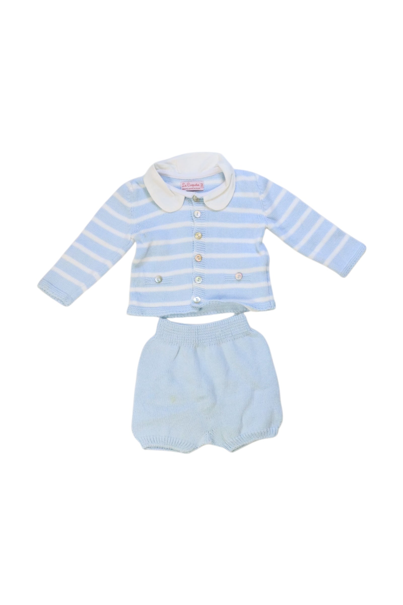 La Coqueta Striped Knit Cardigan And Bloomer Set Newborn、mySite、g9winljtr