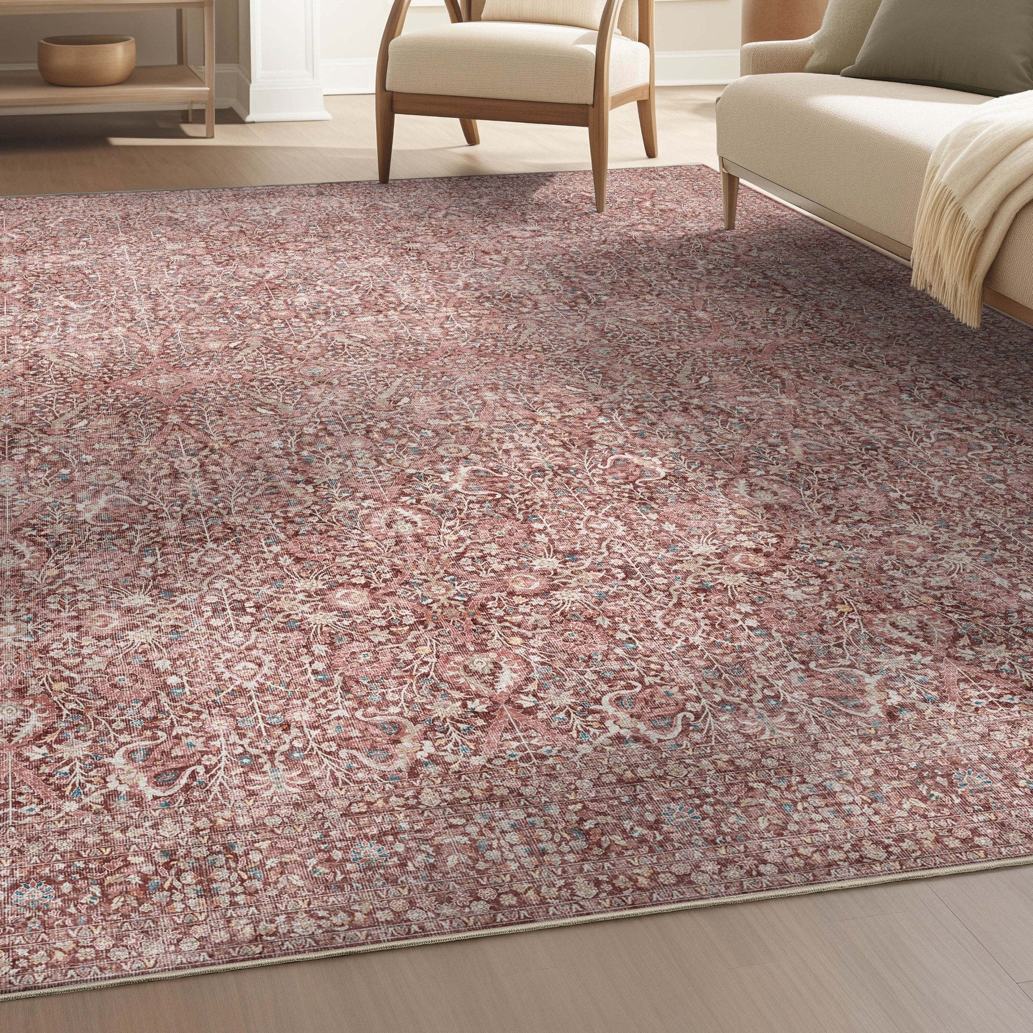 Isolde Vintage Persian Oriental Flat-Weave Rug、mySite、gigharbornorthrealestate