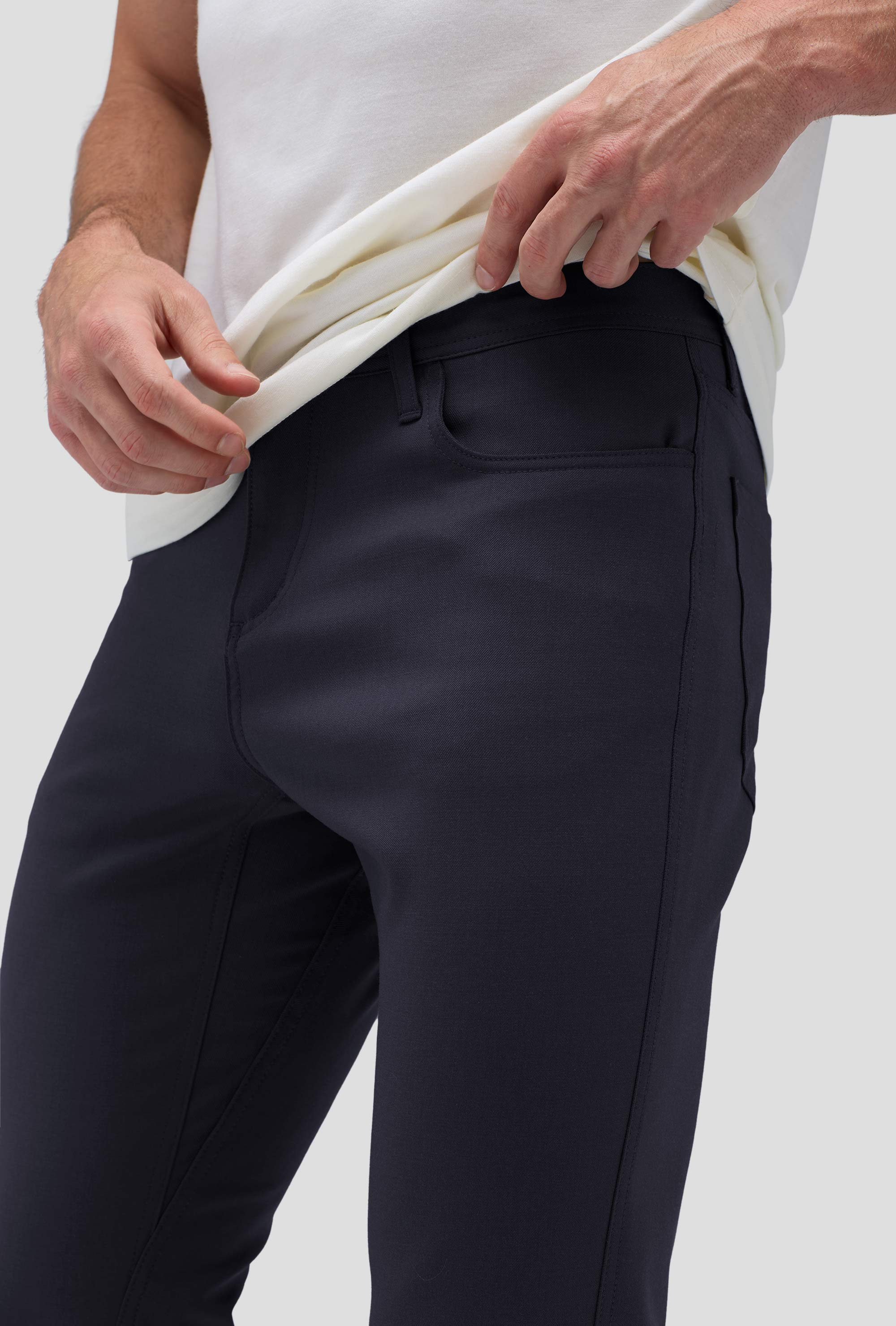 Men's Slim Merino Travel Pants、mySite、noshort