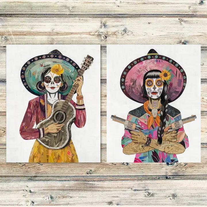 Art Print | Day of the Dead Wall Art | Daybreak Sonata、mySite、g9winljtr