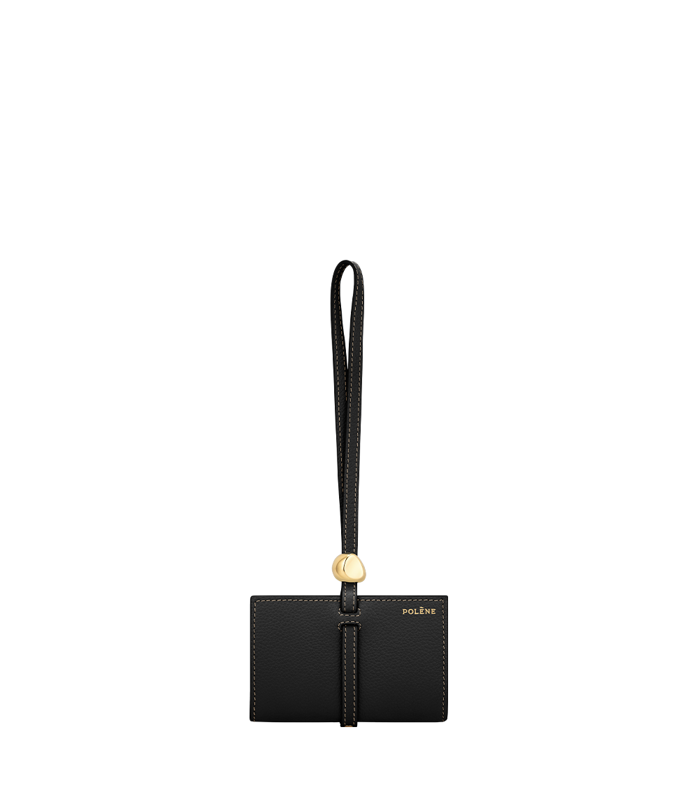 Porte Cartes Kay茅 - Noir Grain茅、mySite、camillekostekn