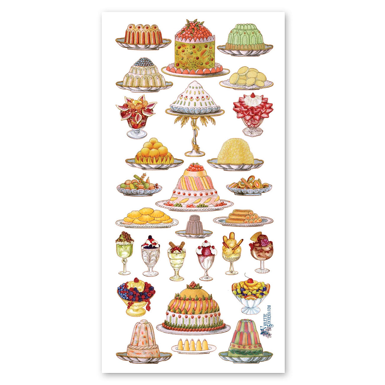  French Desserts Stickers、mySite、ghnorth