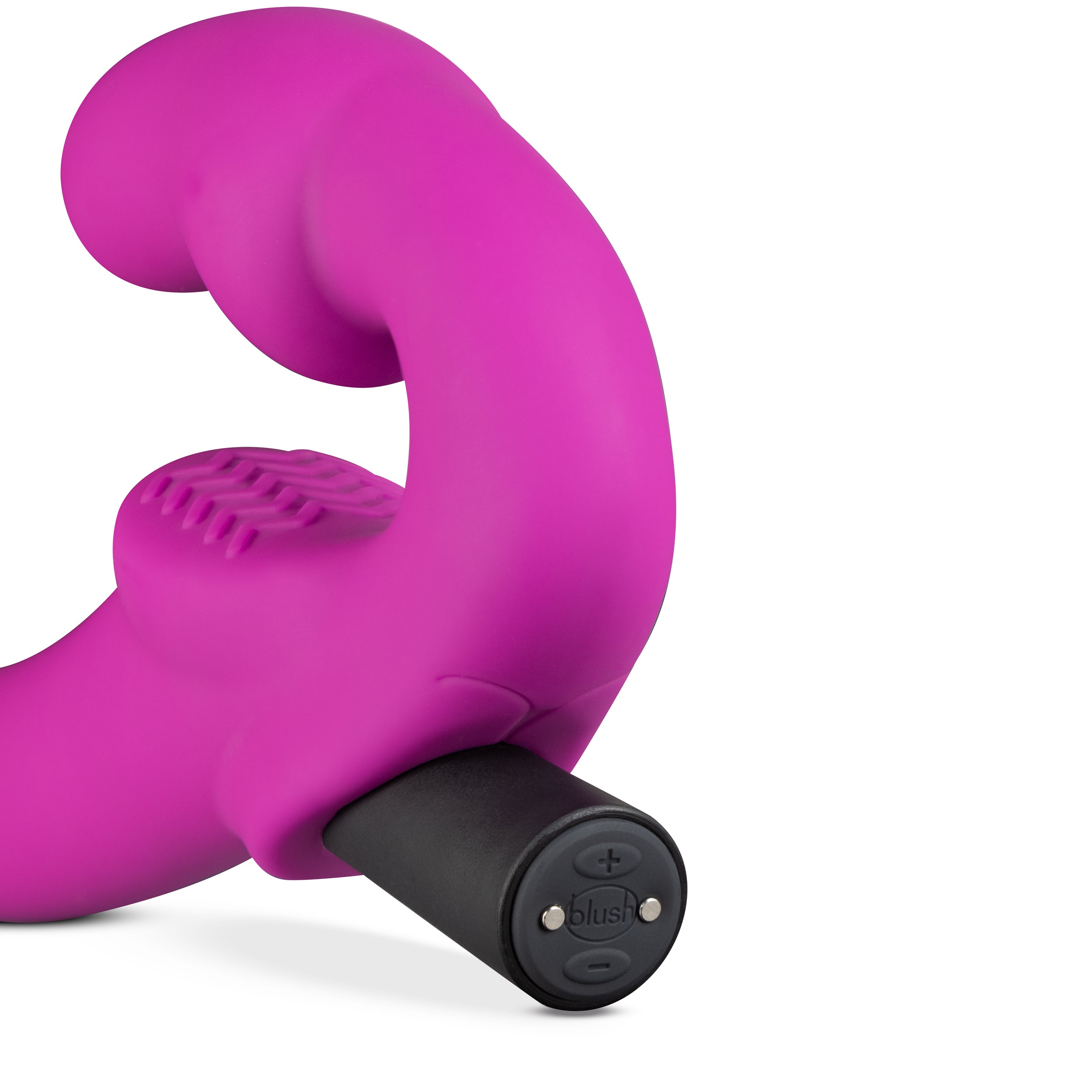 Temptasia By Blush® | Estella G-Spot Pink 9.5-Inch Long Rechargeable Vibrating Dildo、mySite、bottomscart