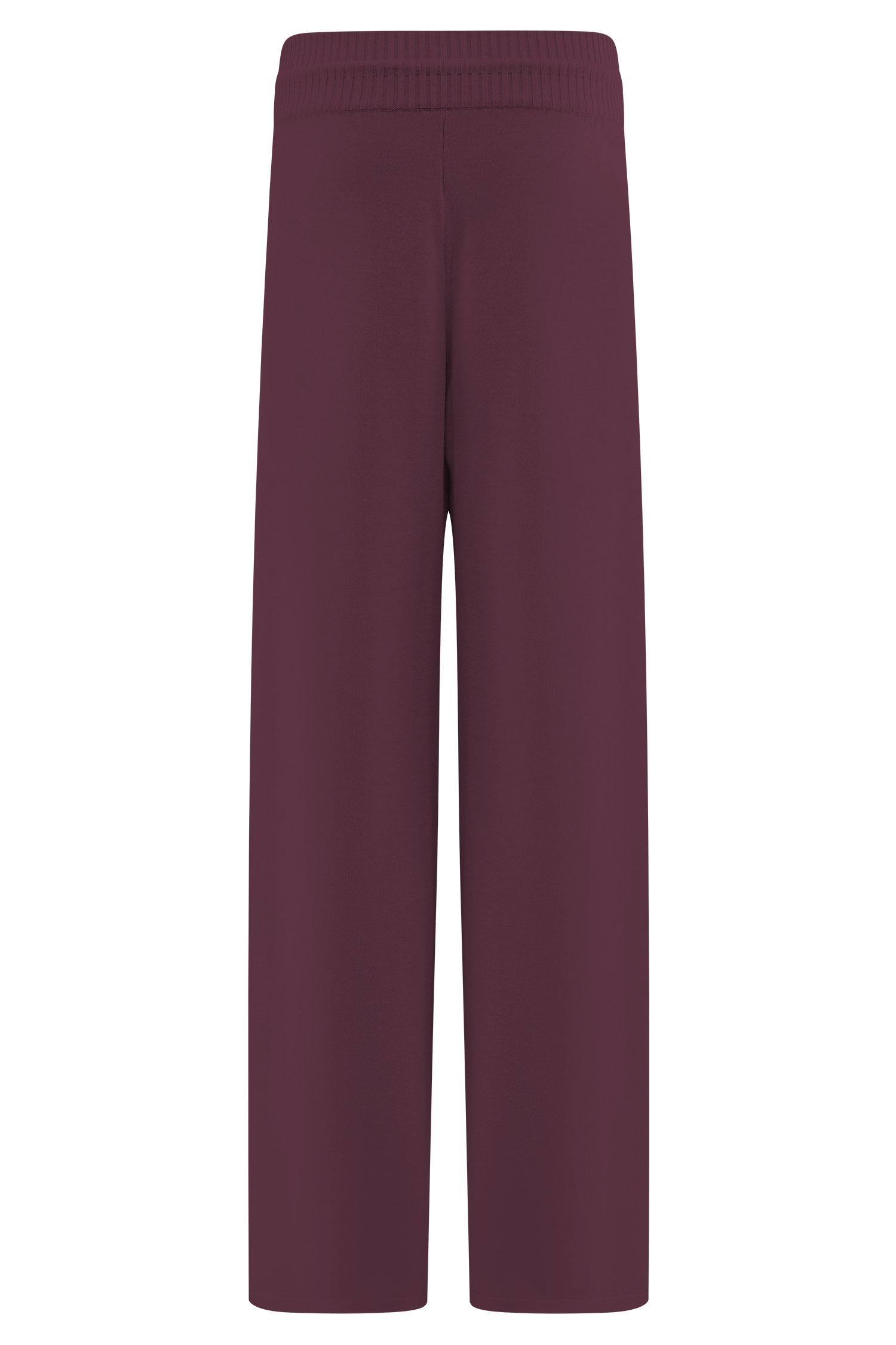 Natalya Knit Wide Leg Pants - Merlot、mySite、solidvoid