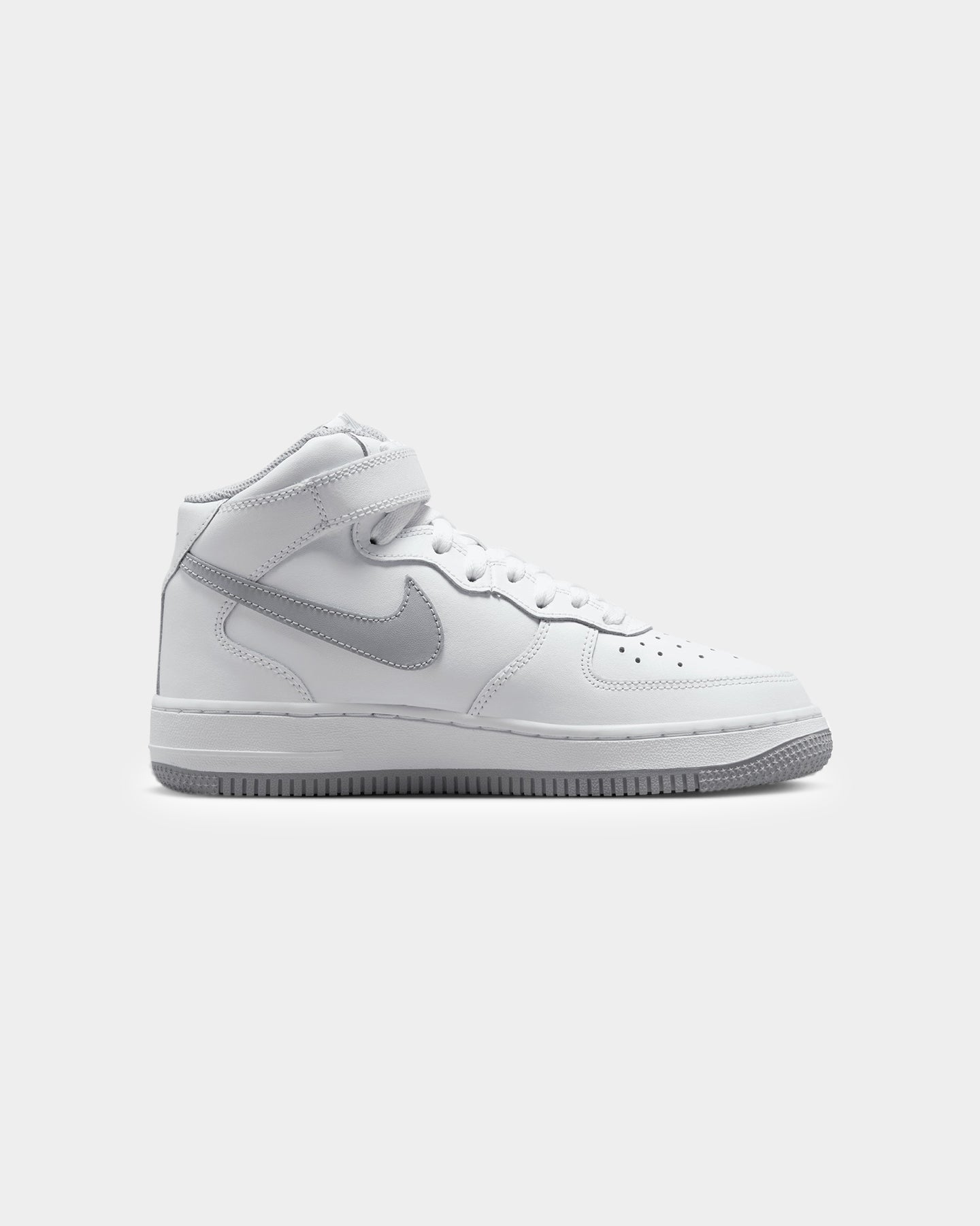 Nike Kids' Air Force 1 Mid LE (GS) White/Wolf Grey、mySite、zt4zffjzw