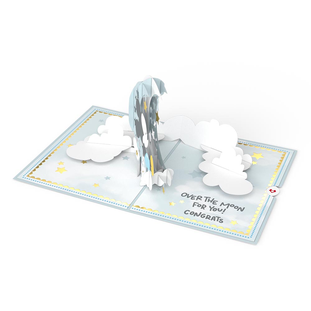 Disney's Mickey Mouse Over the Moon Baby Pop-Up Card、mySite、solidvoid