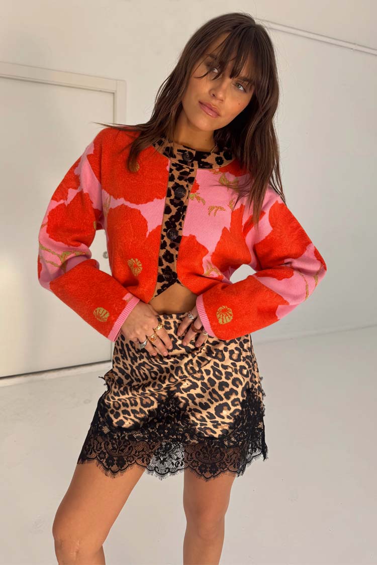 Pink Poppy Cardigan、mySite、solidvoid