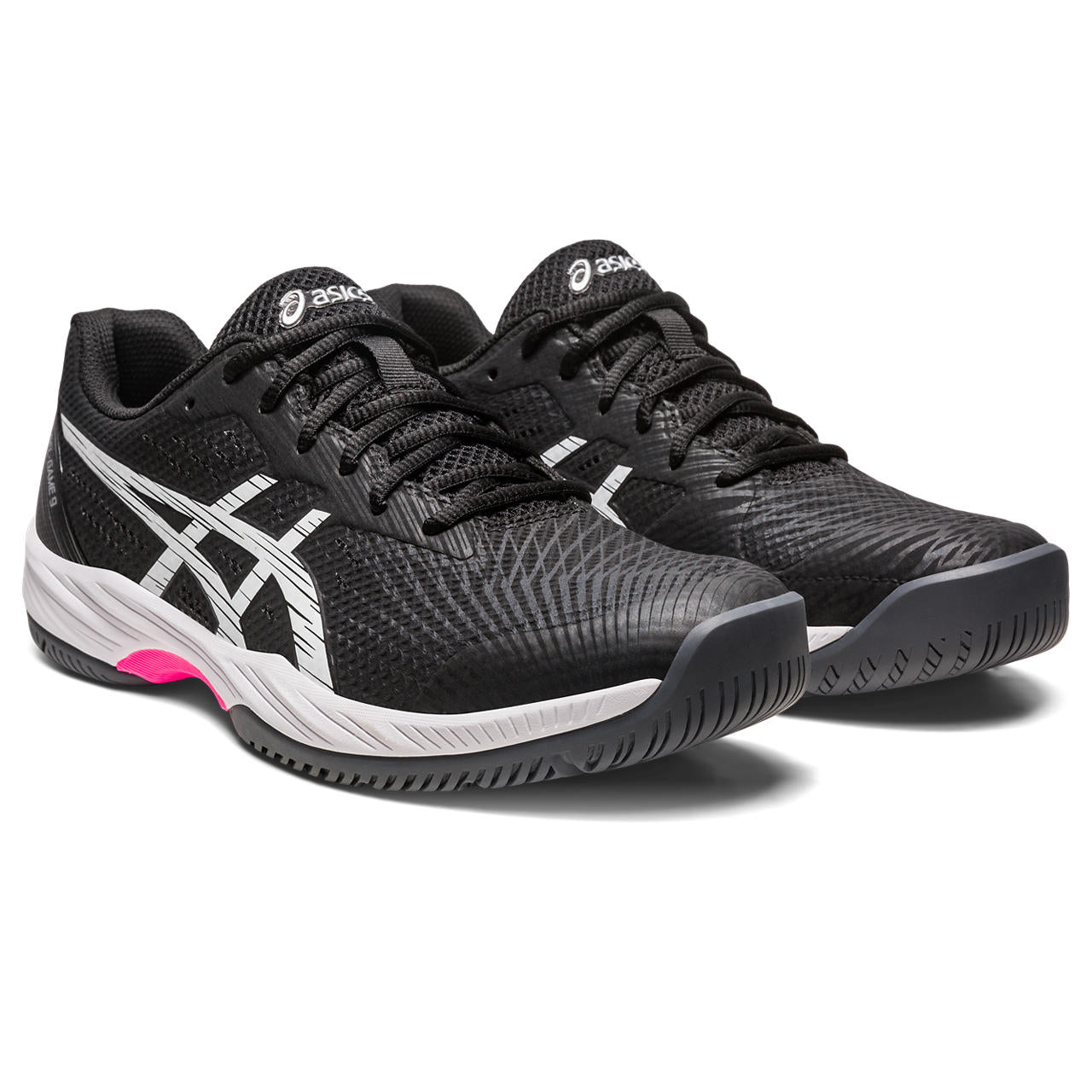 Asics Gel Game 9 Men's Tennis Shoe (Black/Pink)
