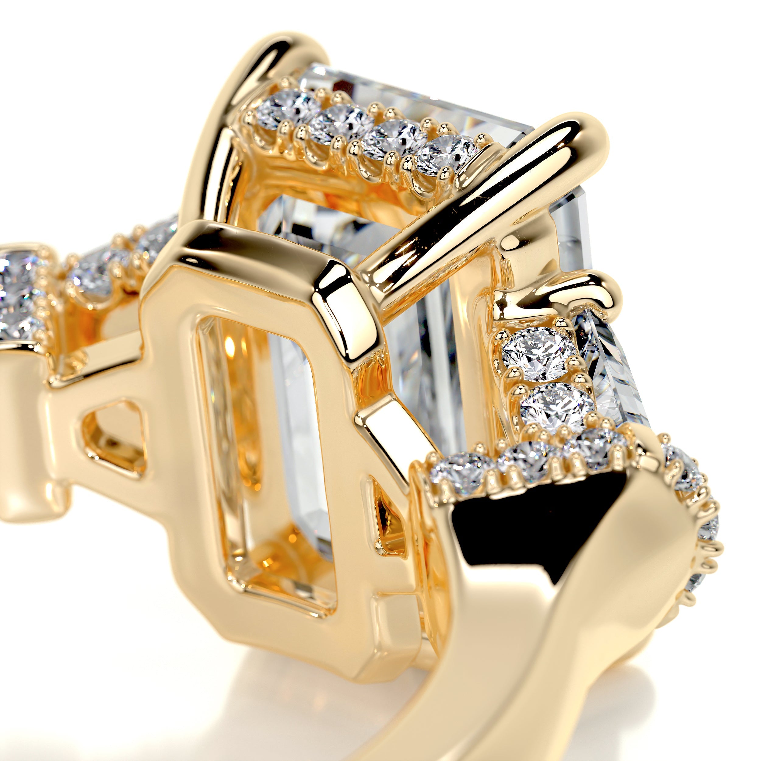 Viola Diamond Engagement Ring -18K Yellow Gold、mySite、hinf8tx79