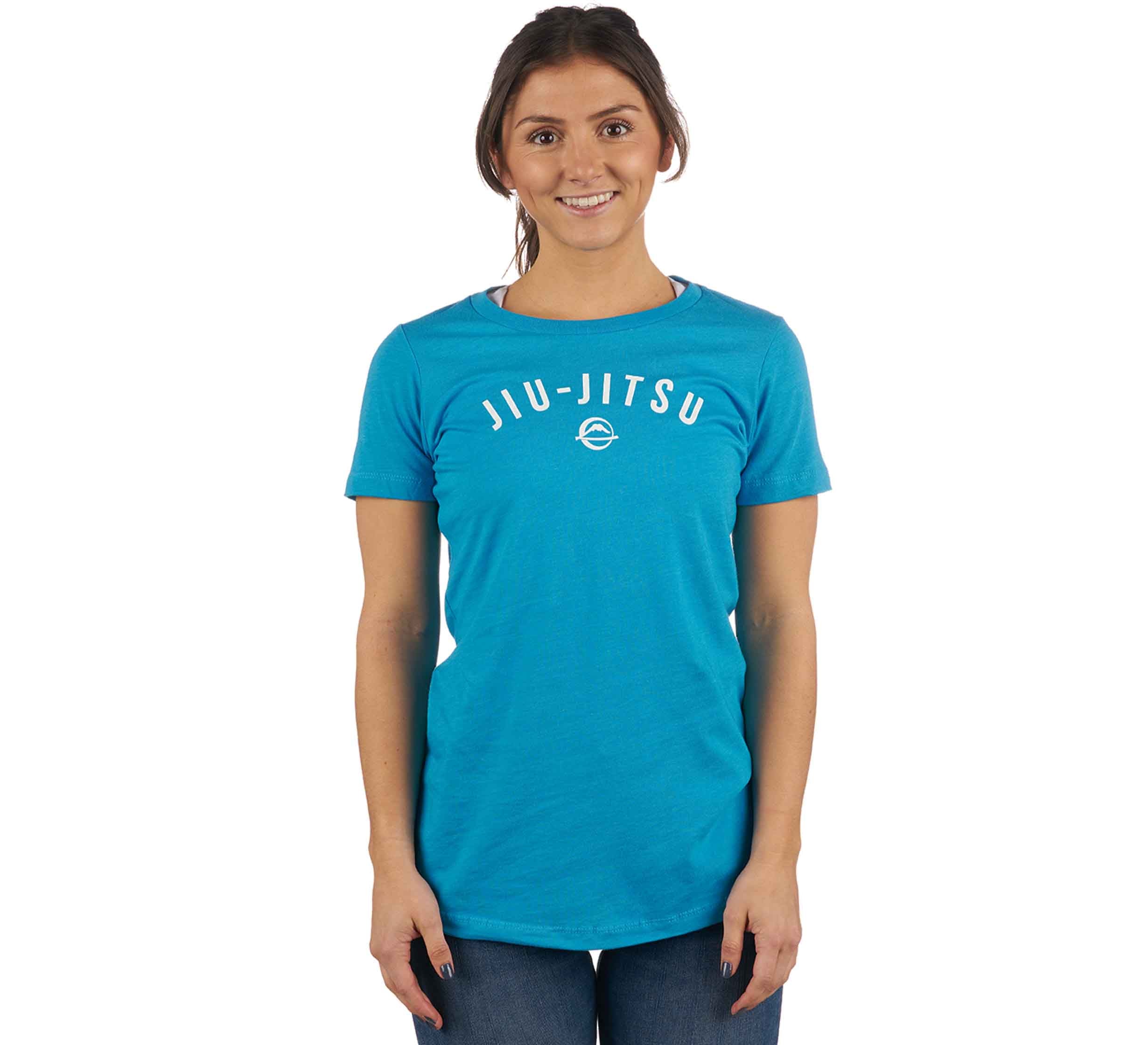 Jiu-Jitsu Graphic Womens T-Shirt Turquoise、mySite、gigharbornorthrealestate