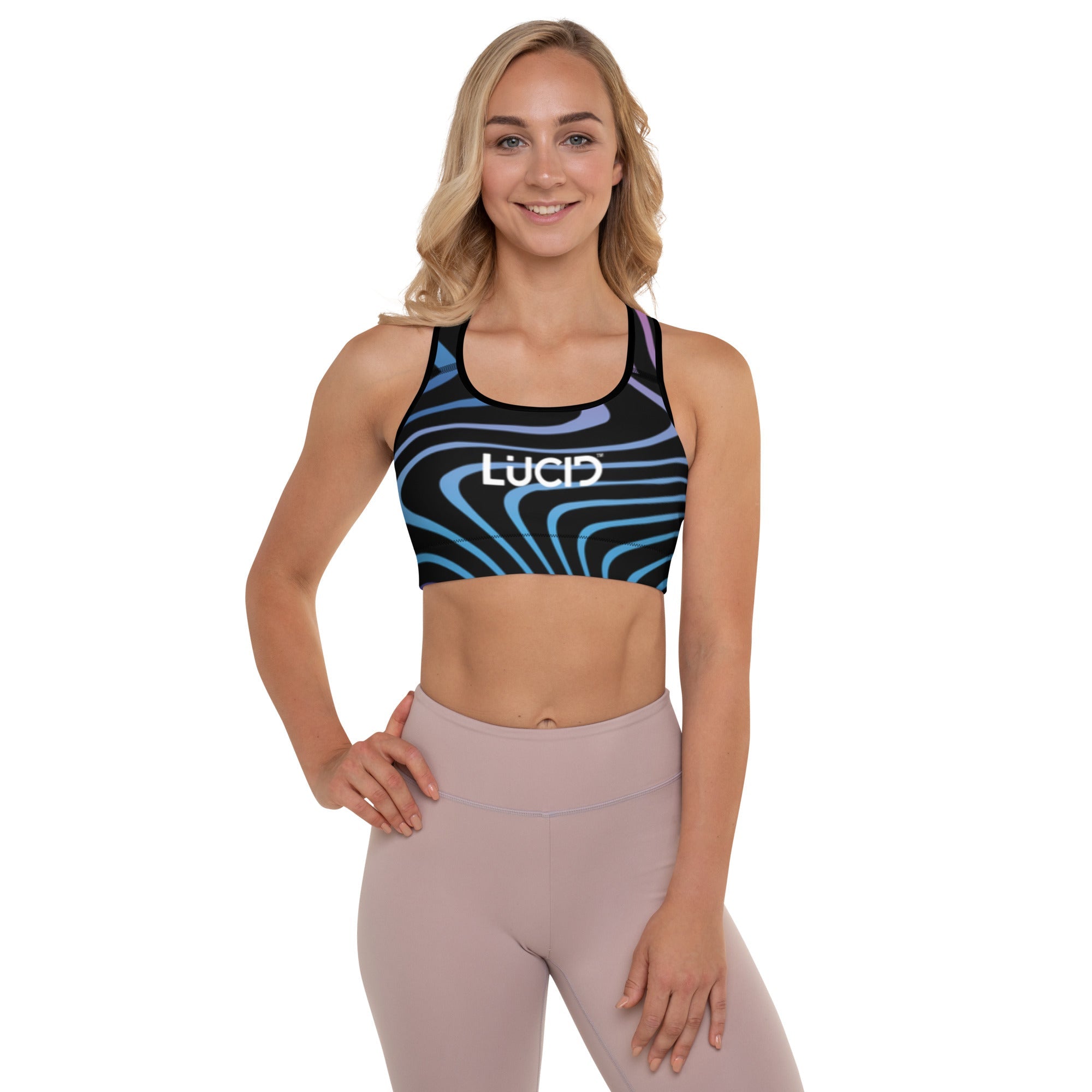 Women's Color Swirl Sports Bra、mySite、gigharbornorthrealestate