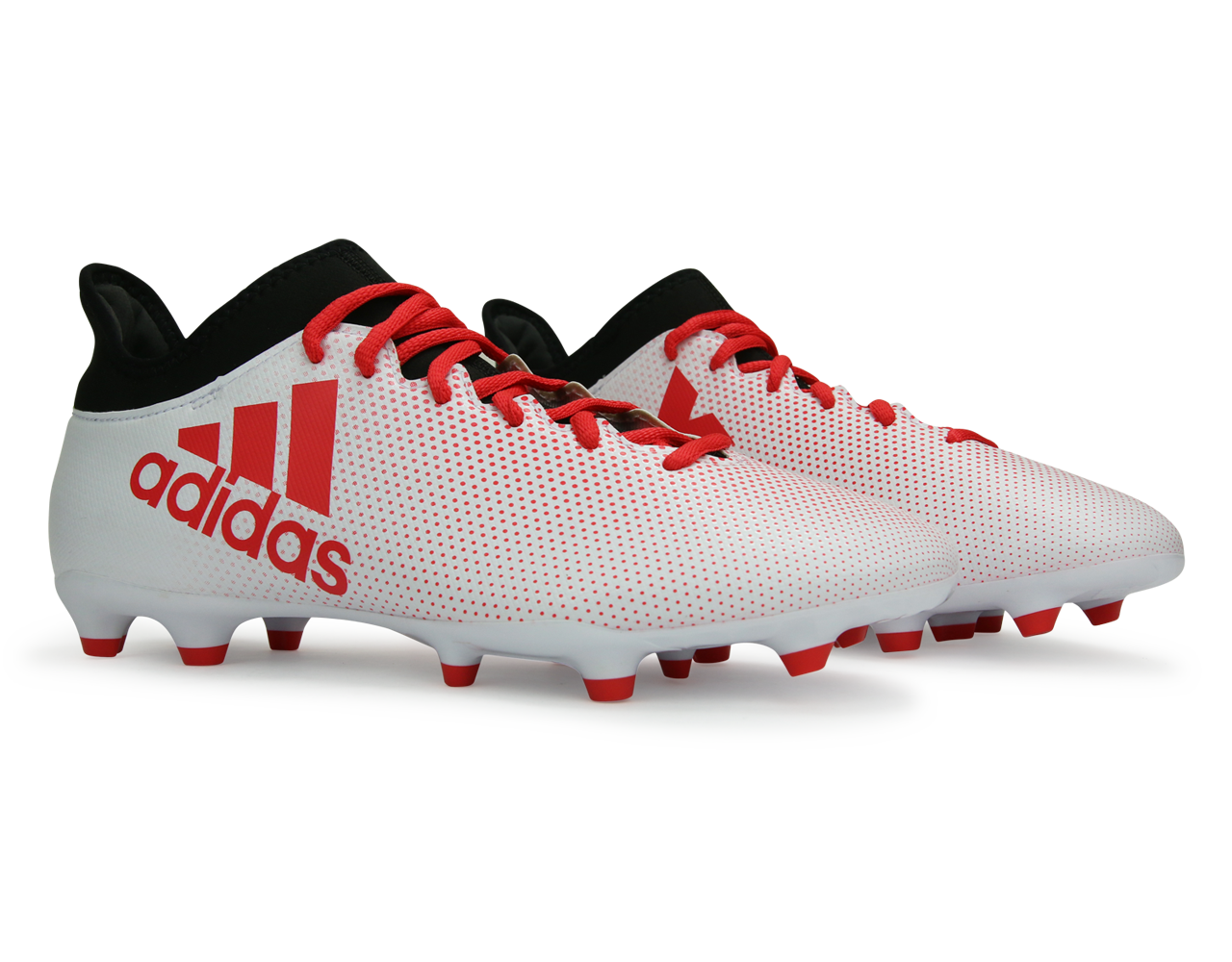 adidas Men's X 17.3 FG White/Real Coral/Core Black、mySite、noshort