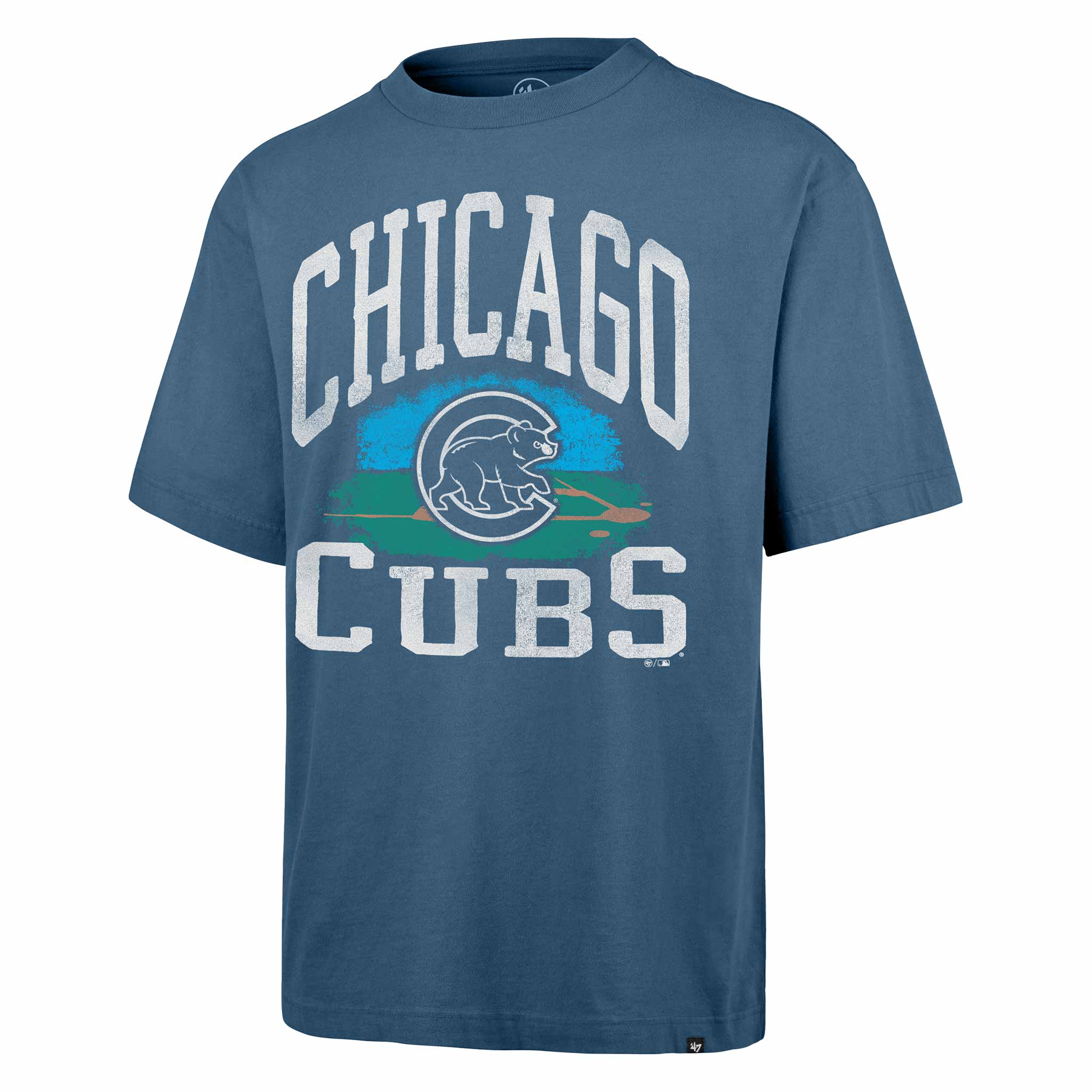 Chicago Cubs 47 Brand Cloudfield Montauk Foundation T Shirt、mySite、vikingsvslions