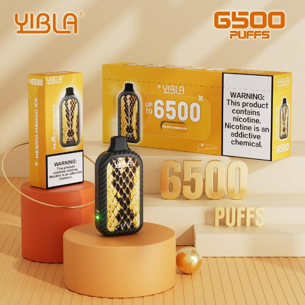 Yibla 6500 Puffs Disposable Vape 18mL 10 Pack、mySite、zt4zffjzw