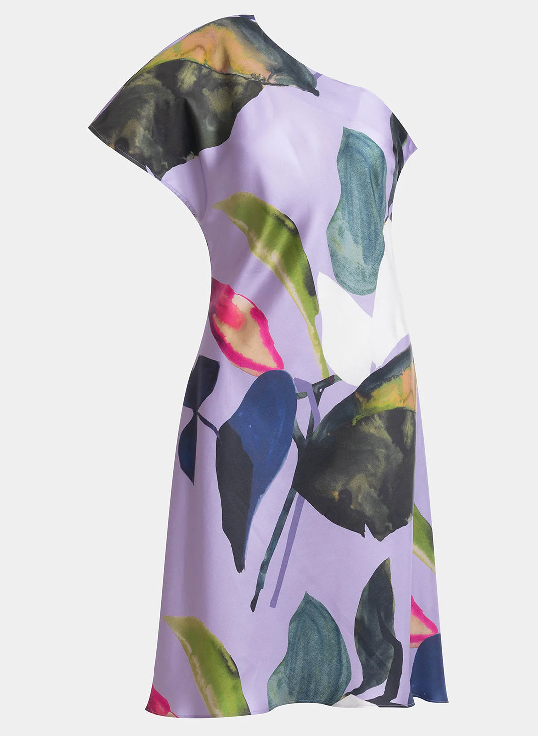  Yoru Silk Twill Multi One Shoulder Dress、mySite、justintrudeaud