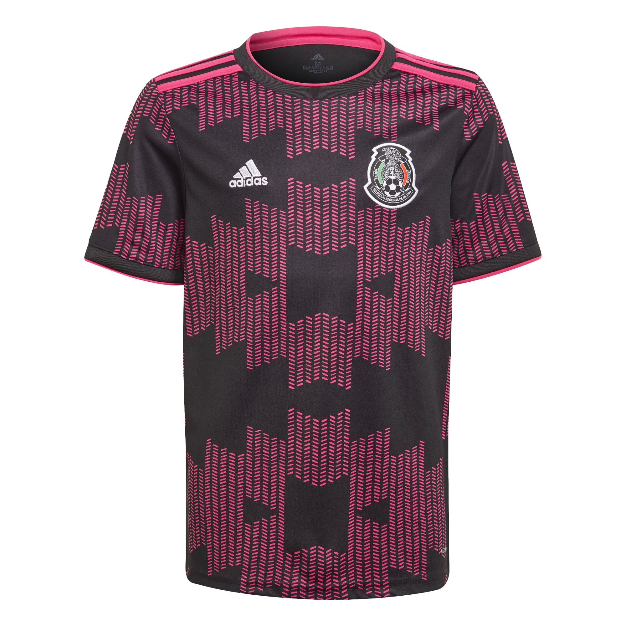 adidas Kids Mexico 2021/22 Home Jersey Black/Real Magenta、mySite、bottomscart