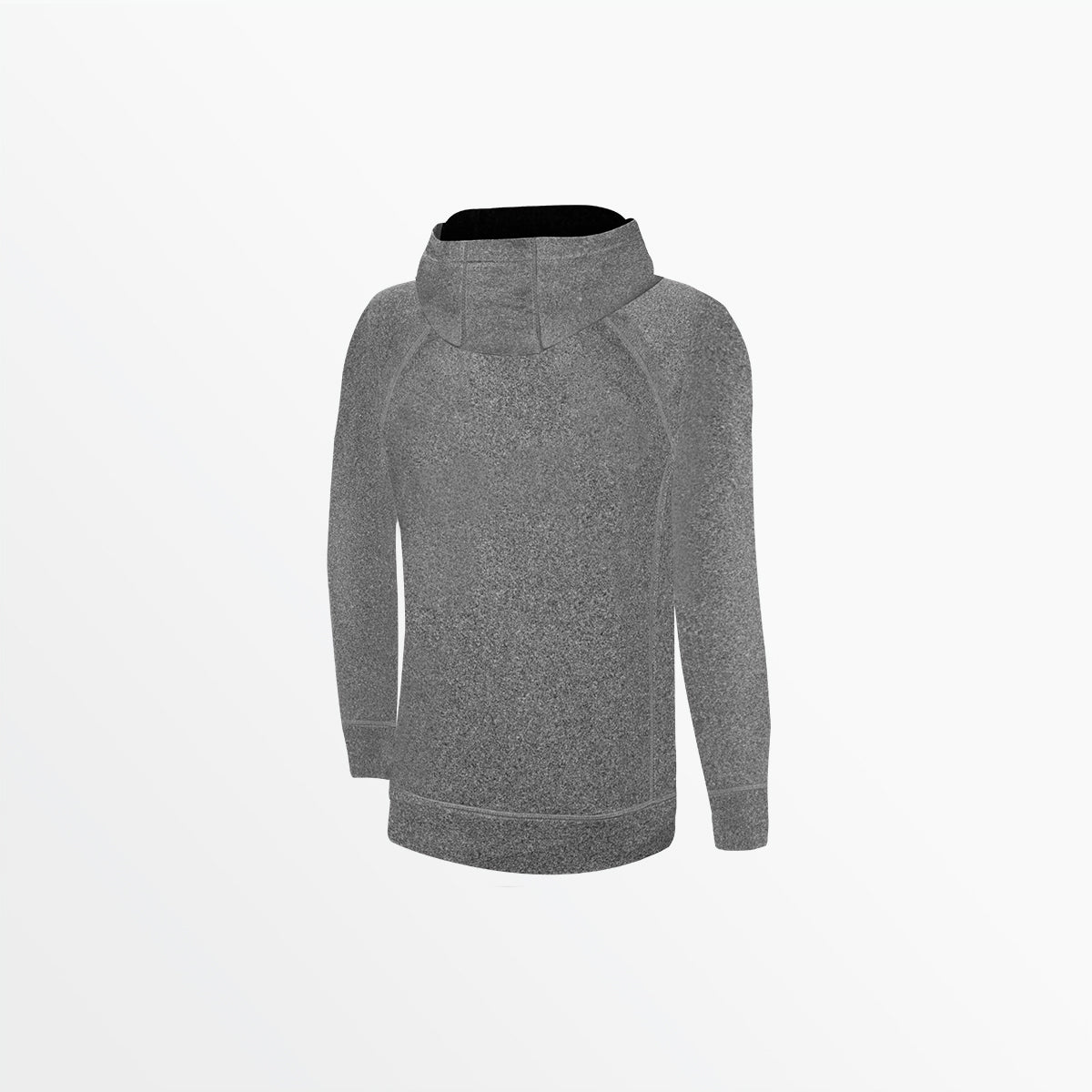 GIRL'S ESSENTIAL HEATHER ZIP UP HOODIE、mySite、neckold