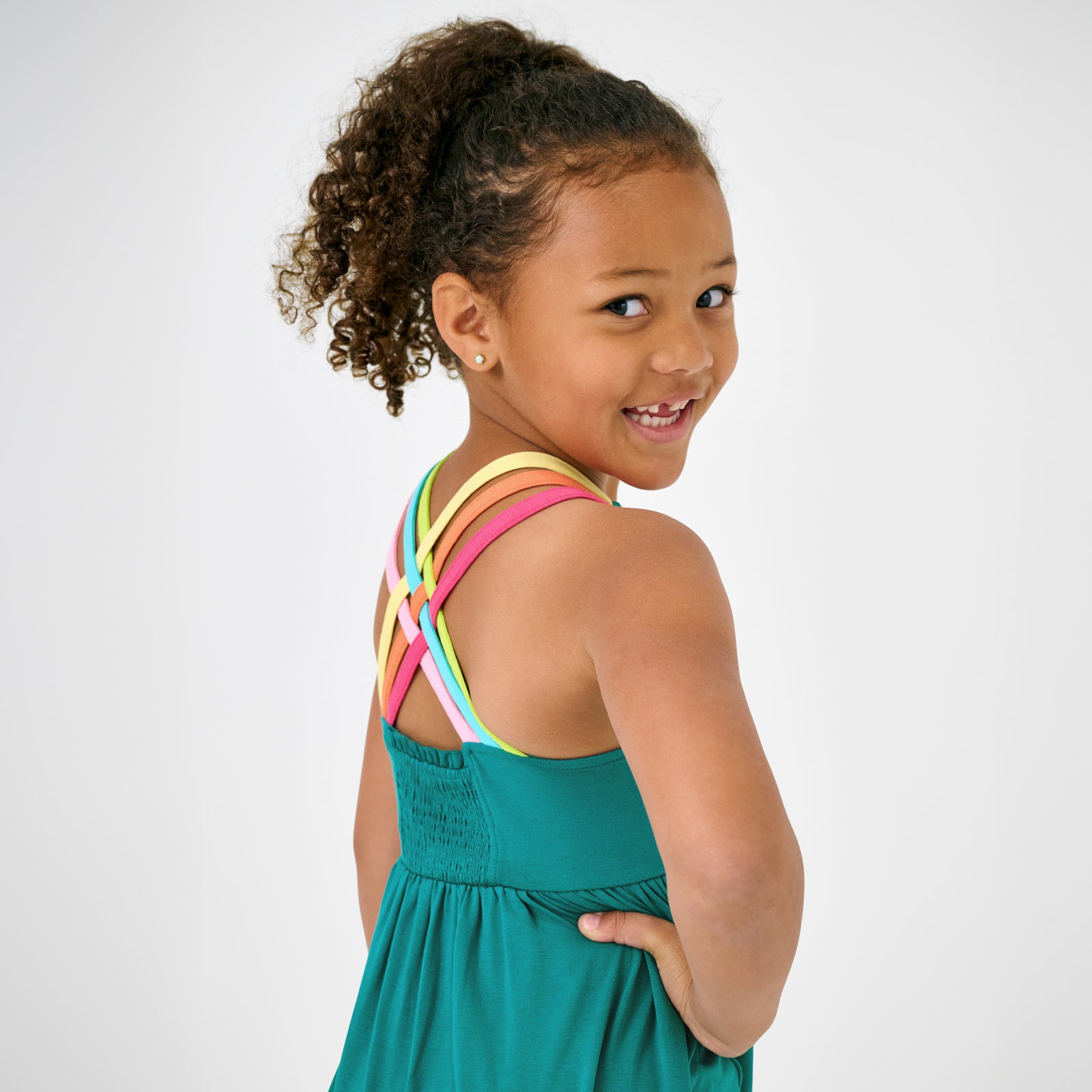  Calypso Teal Tiered Tank Dress、mySite、layawaytickets