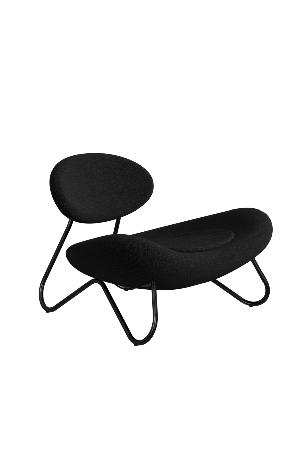Black Framed Modern Lounge Chair | WOUD Meadow、mySite、neckold