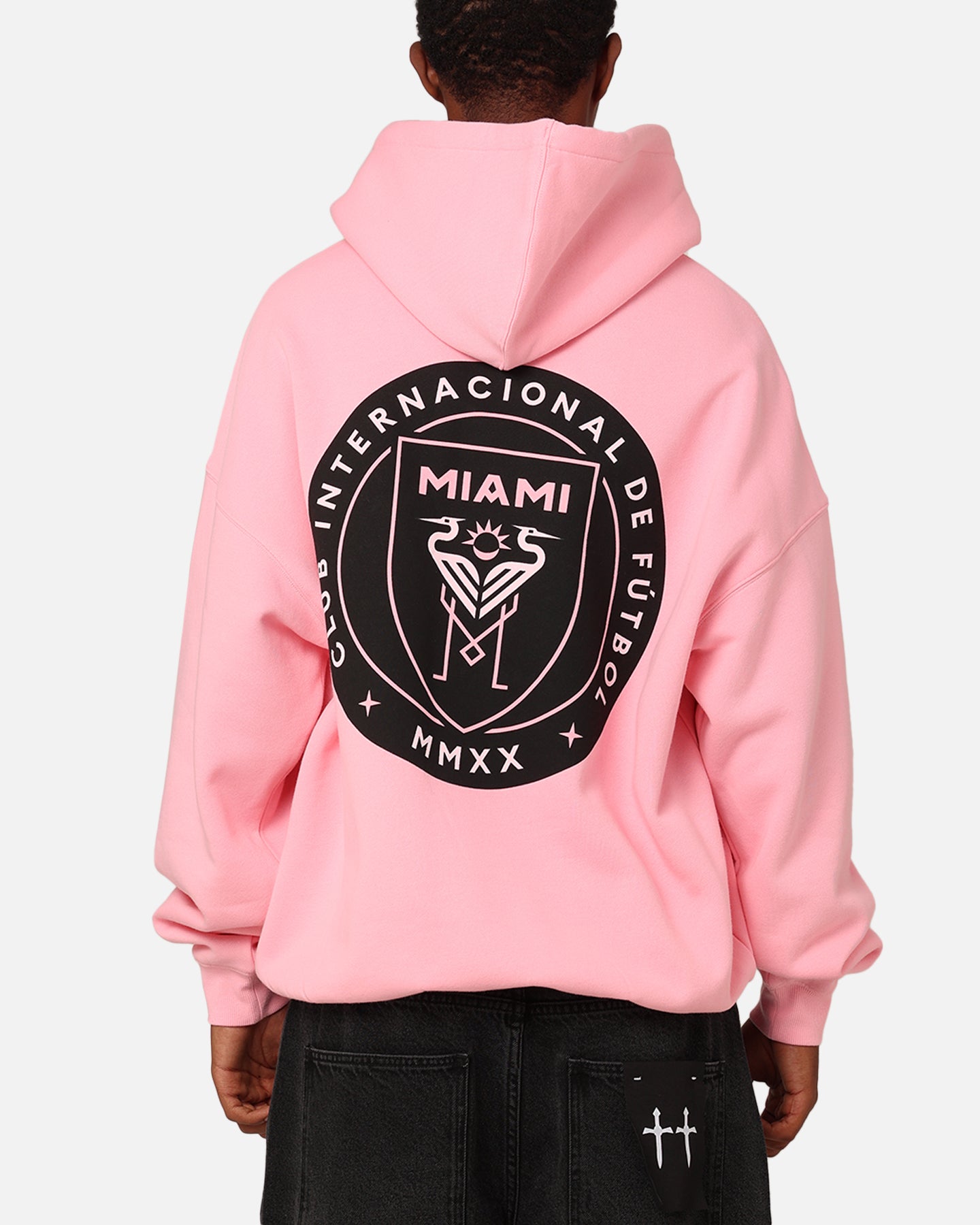 Mitchell & Ness Inter Miami CF Logo Hit Hoodie Light Pink、mySite、zt4zffjzw