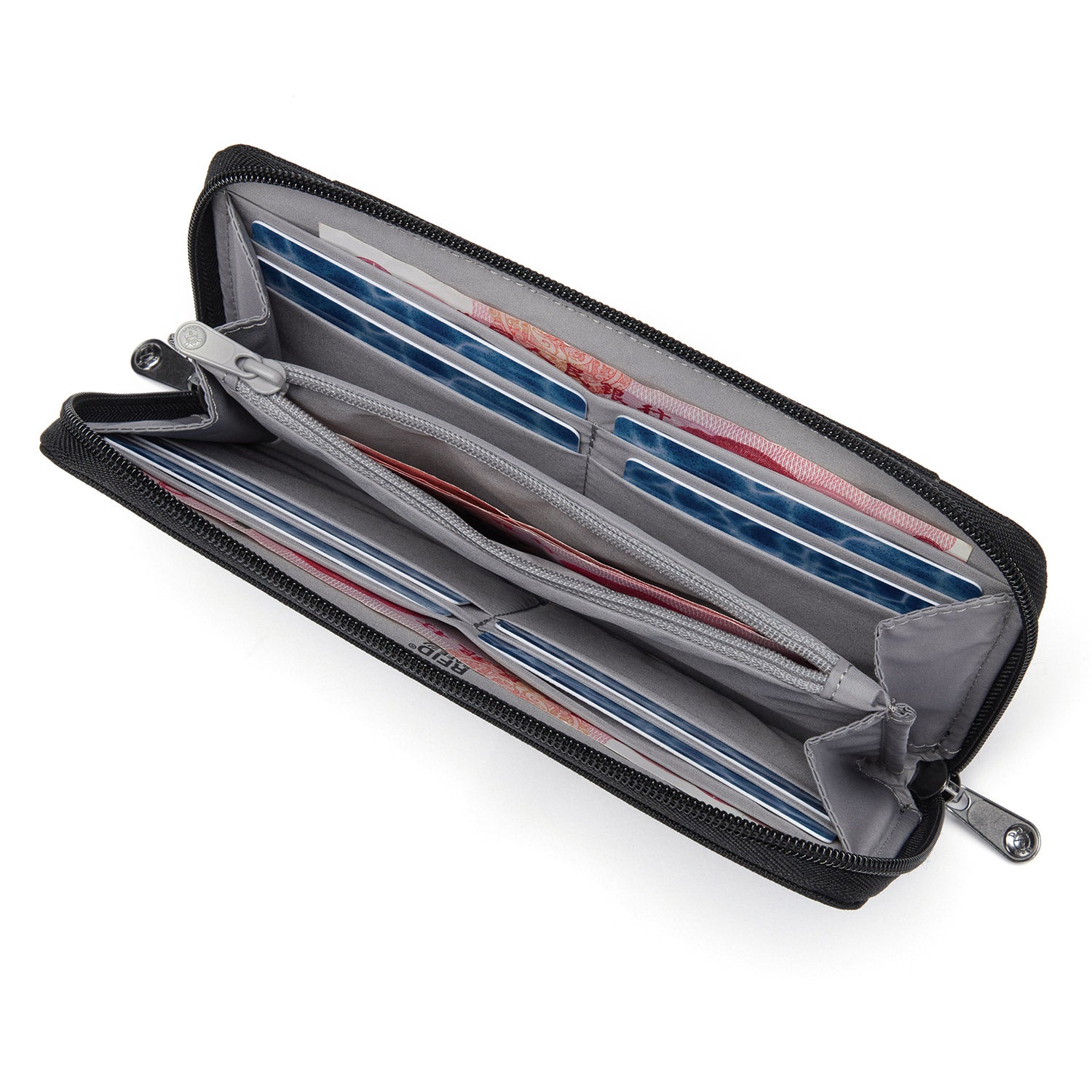 Pacsafe® RFIDsafe™ RFID blocking continental wallet、mySite、garagedoors4me