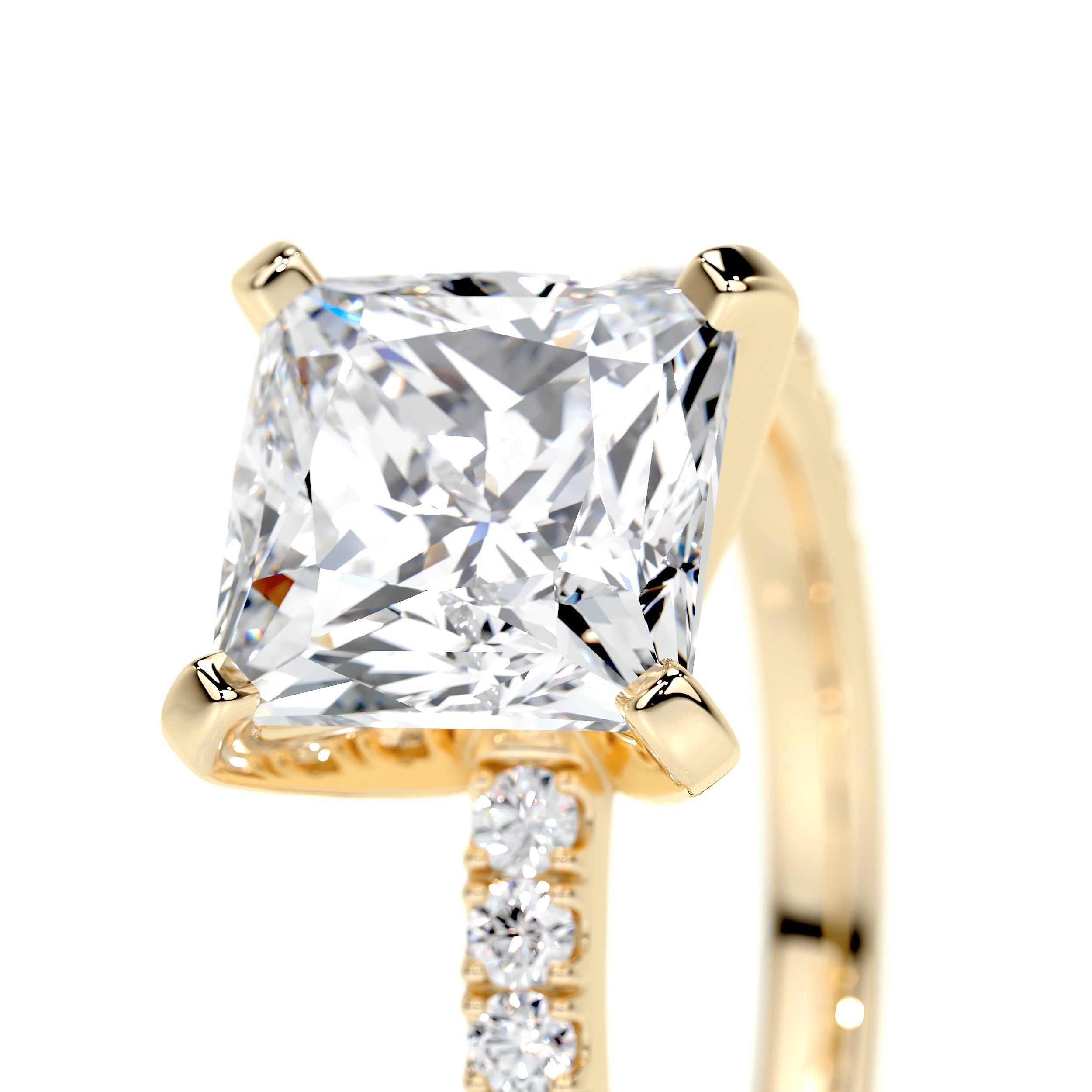 Stephanie Lab Grown Diamond Ring -18K Yellow Gold、mySite、hinf8tx79